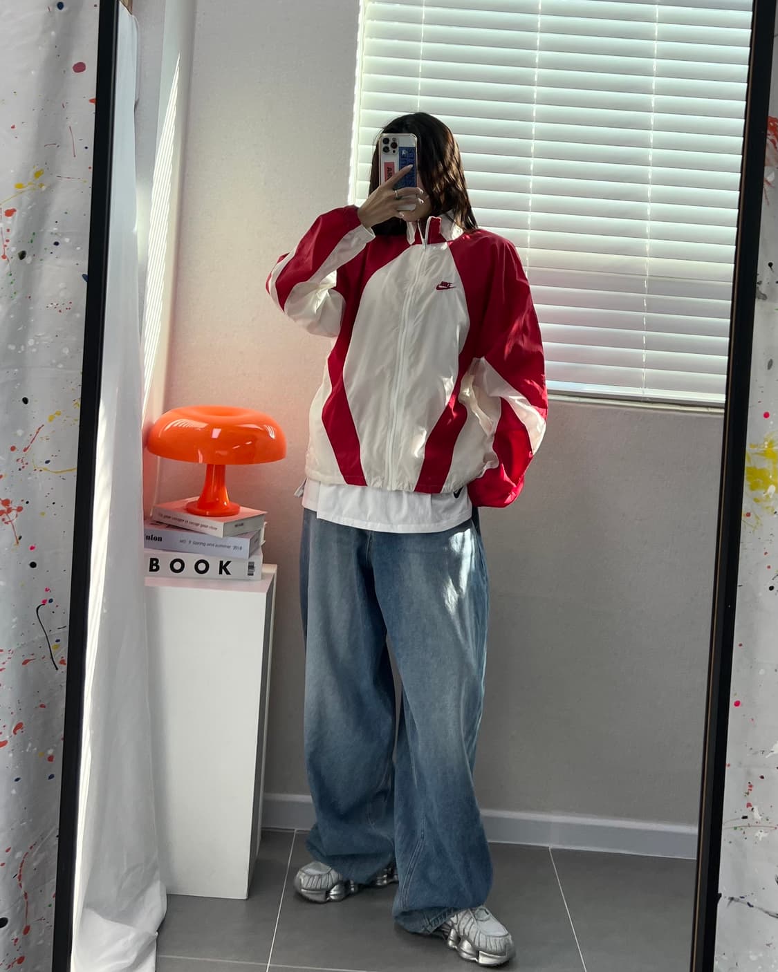 (M)90'S 나이키 바람막이-M1342 상품이미지8