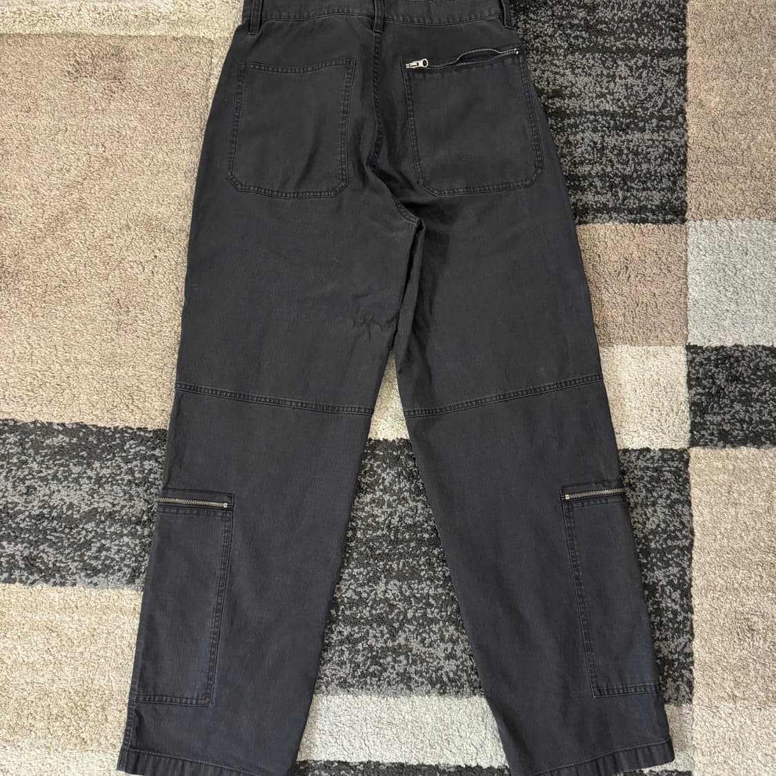 스투시 피그먼트 다이드 나이코 플라이트 팬츠 블랙 상품이미지2