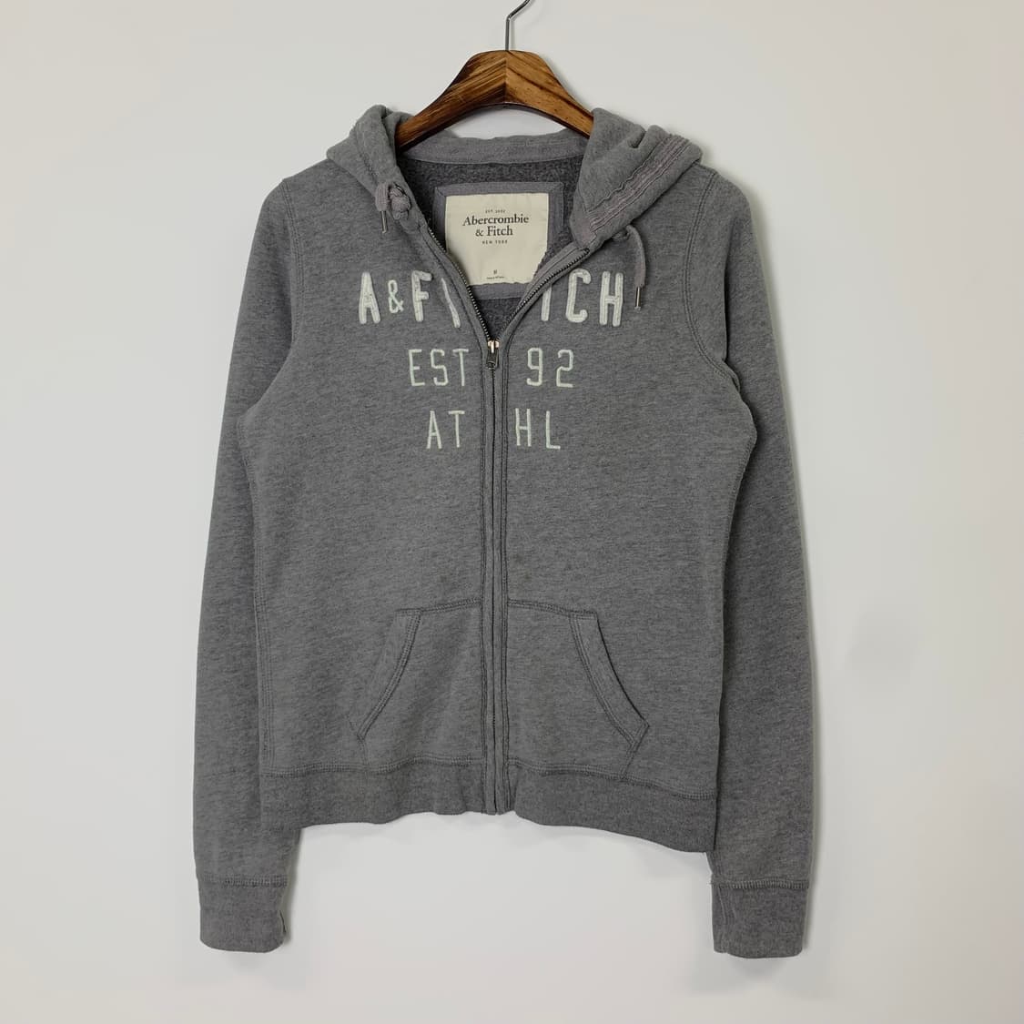 아베크롬비 y2k 와투케 그레이 후드집업 상품이미지2