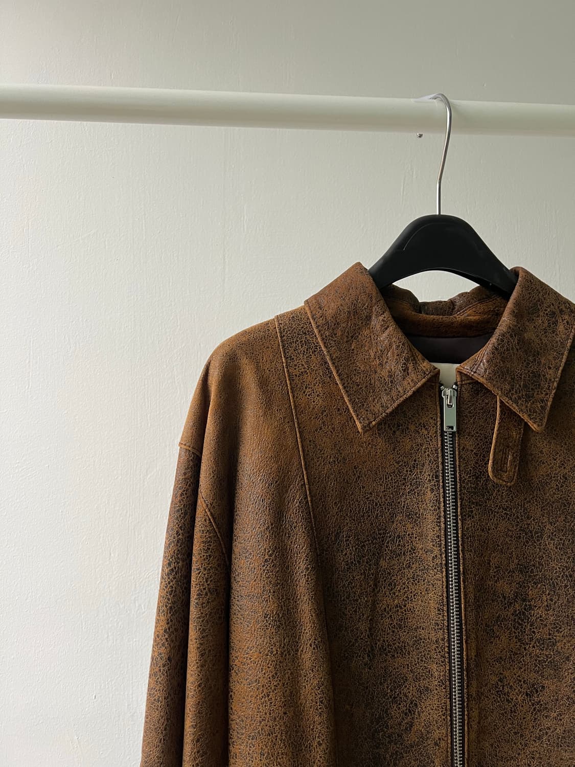 (새상품) 팔로마울 레더 자켓 상품이미지4