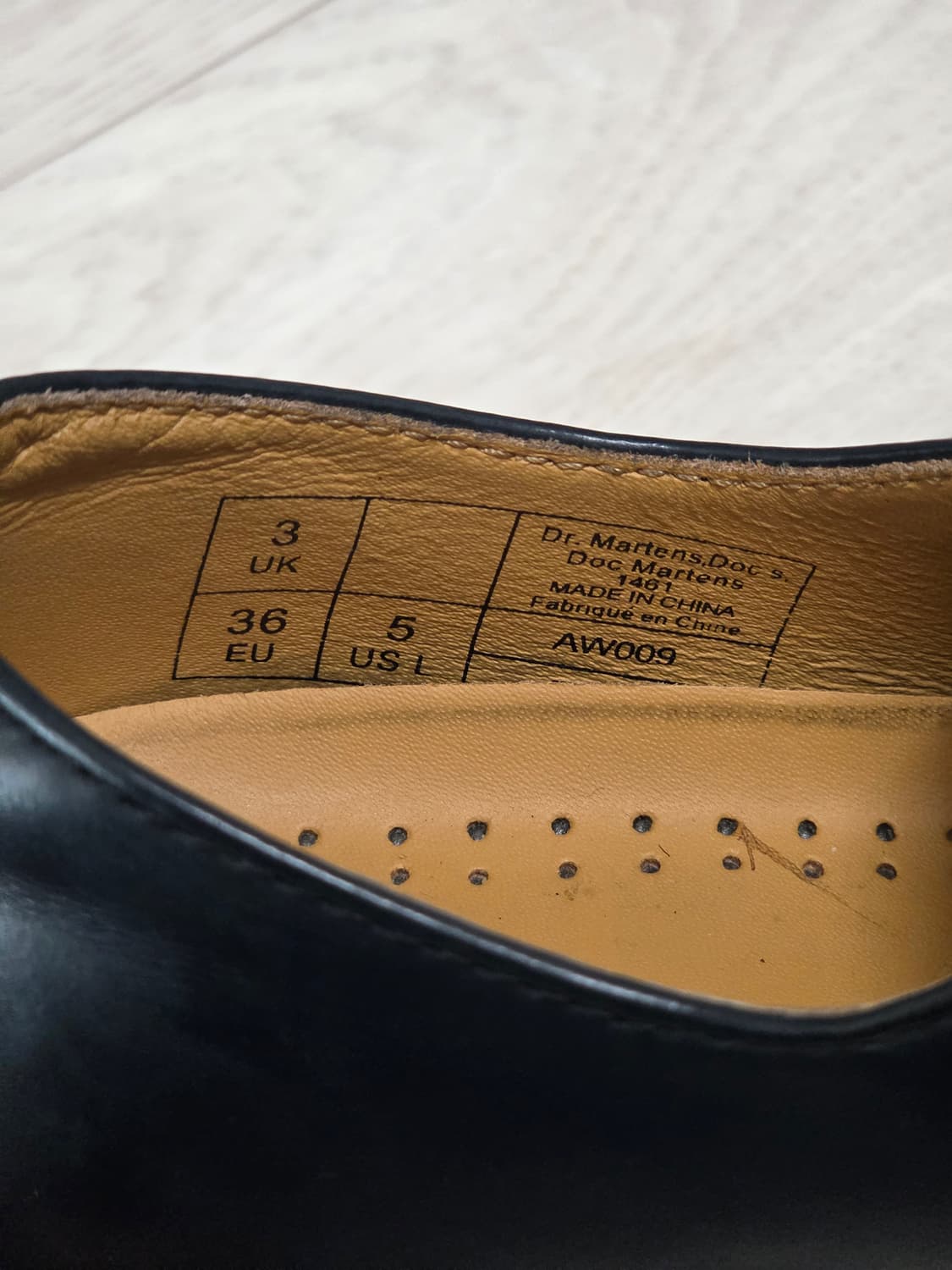닥터마틴 1461 스무스 레더 220(uk3) NAVY 상품이미지6