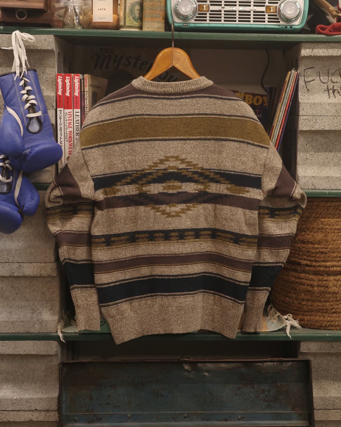 빈티지 나바호 패턴 니트 상품이미지4