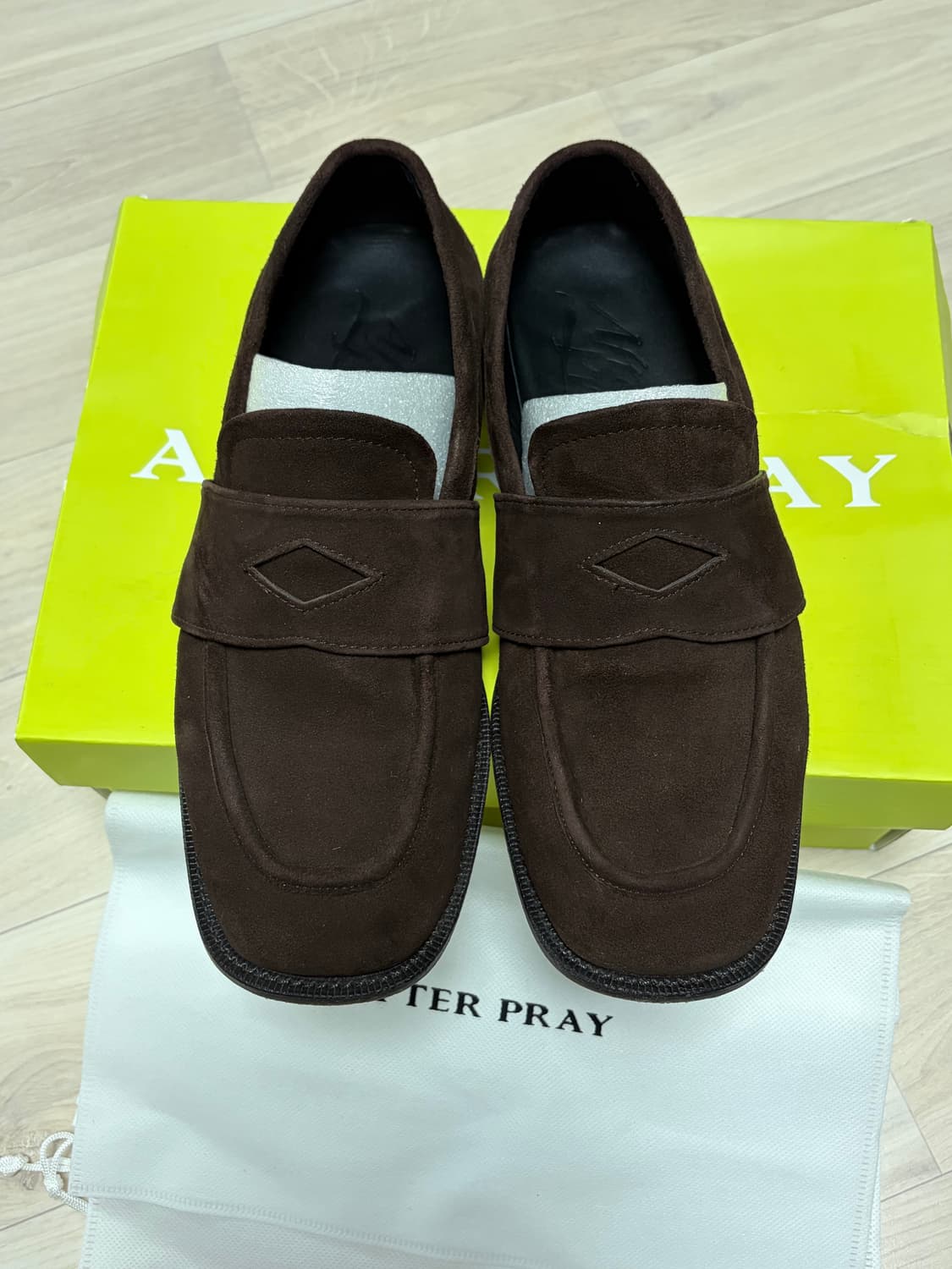 [41] 애프터프레이 스퀘어 클래시컬 로퍼 브라운 상품이미지2