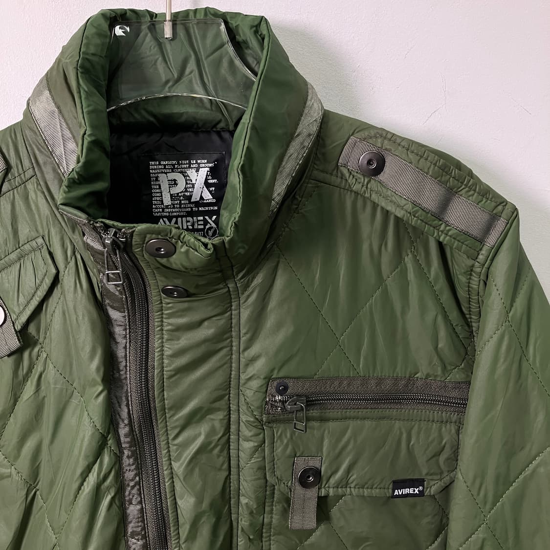 아비렉스 USA PX 컬렉션 퀄팅 자켓 L 상품이미지4