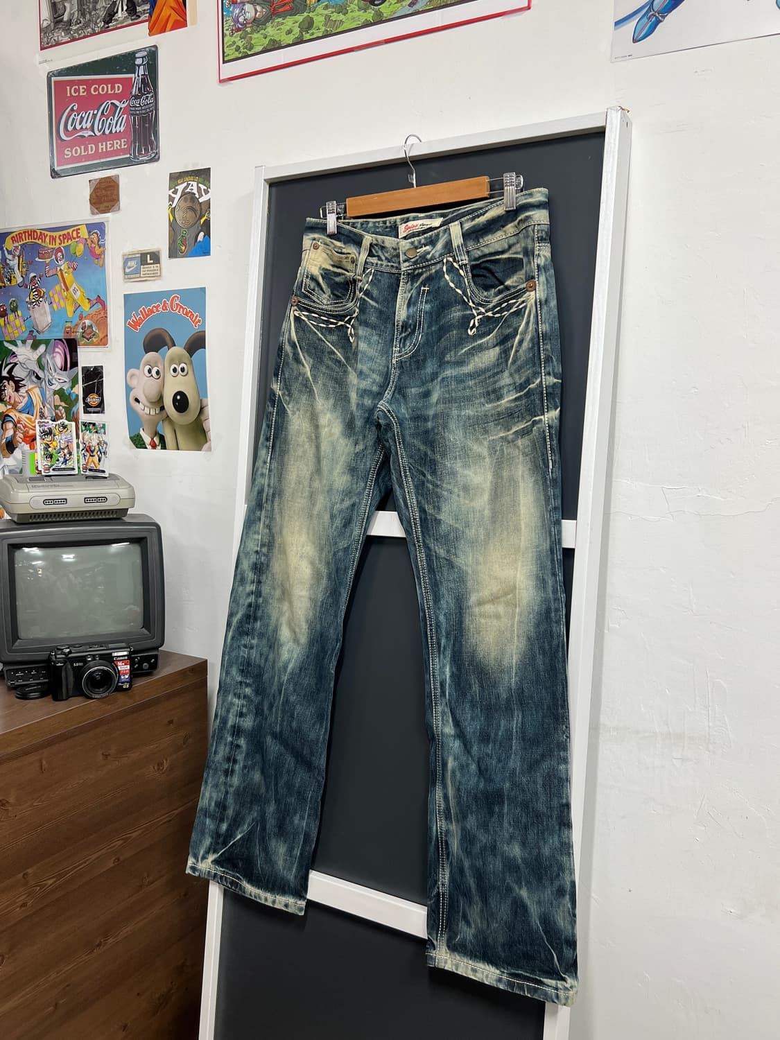 Evisu 에비수 타이다이 워싱 데님 팬츠 상품이미지10