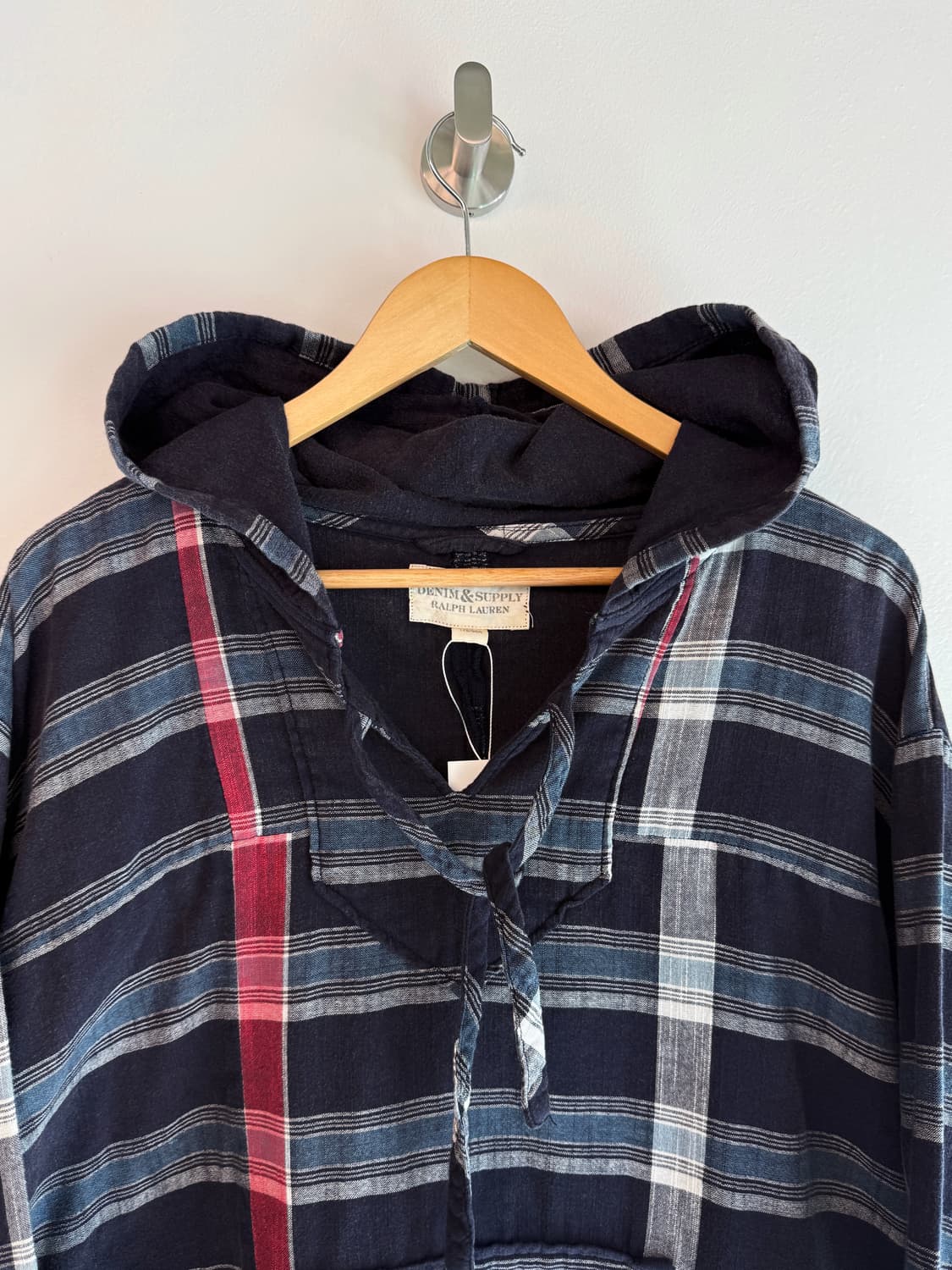 Denim & Supply Ralph Lauren 체크 후드 아노락 셔츠 상품이미지3