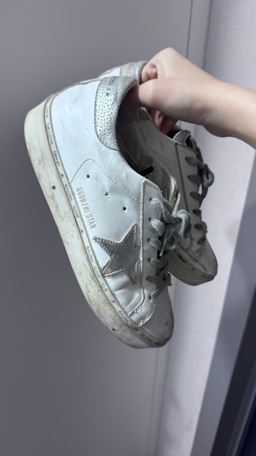 골든구스 하이스타 실버탭 37w 사이즈 상품이미지2