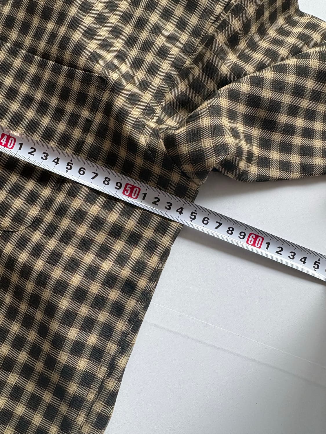 입생로랑 90‘s 빈티지 체크 셔츠 상품이미지8