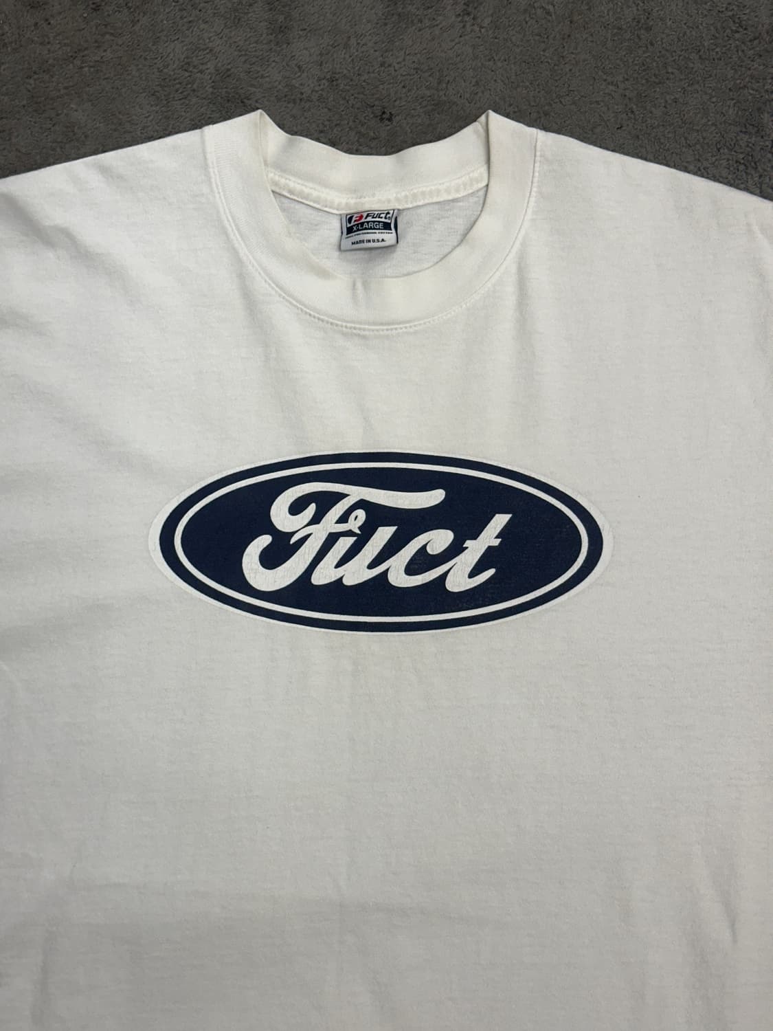 FUCT 오발 로고 티셔츠 XL 상품이미지3