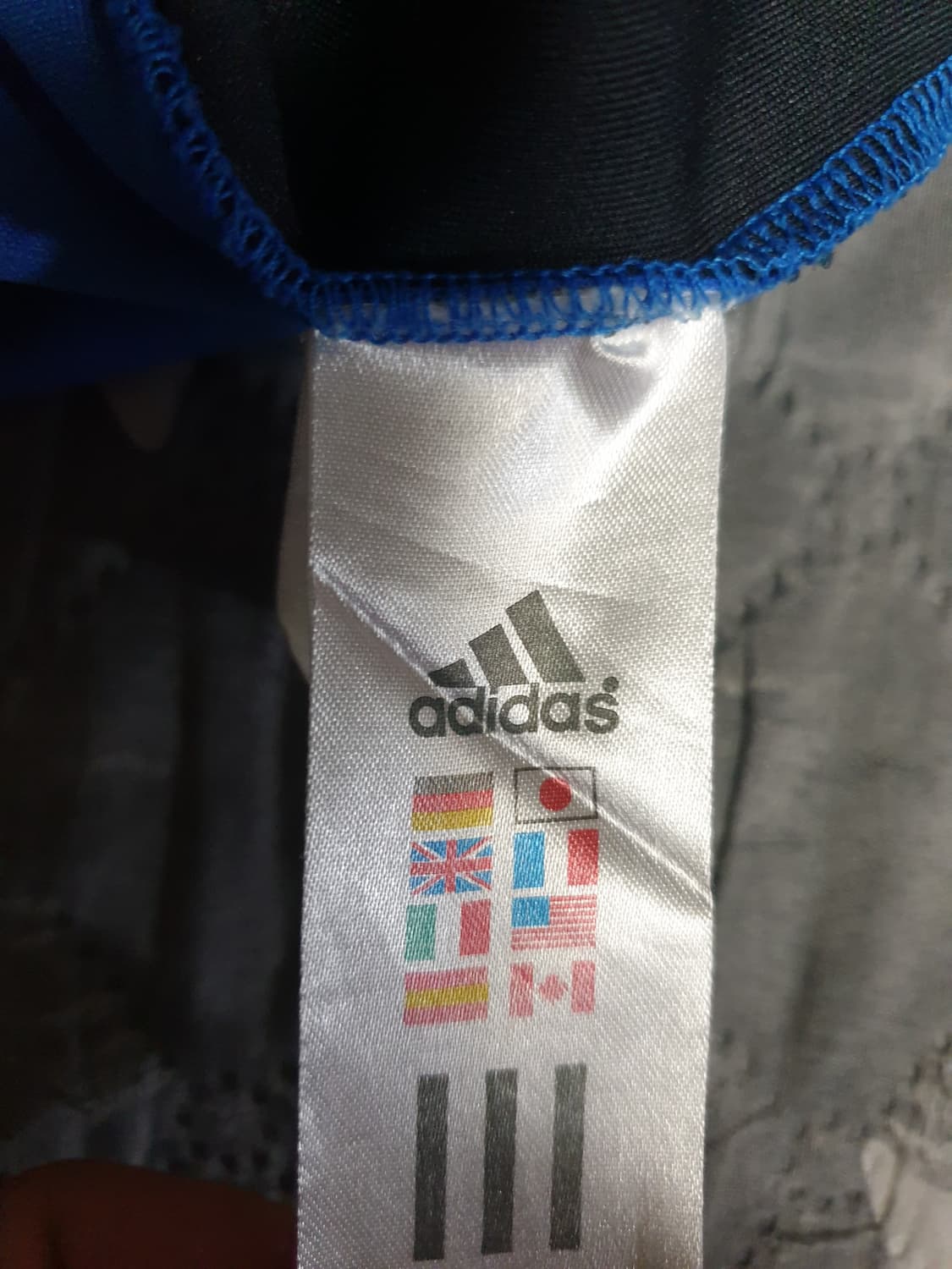 아디다스 삼선 클리마라이트 트랙탑 집업 져지 블루 (M) 상품이미지4