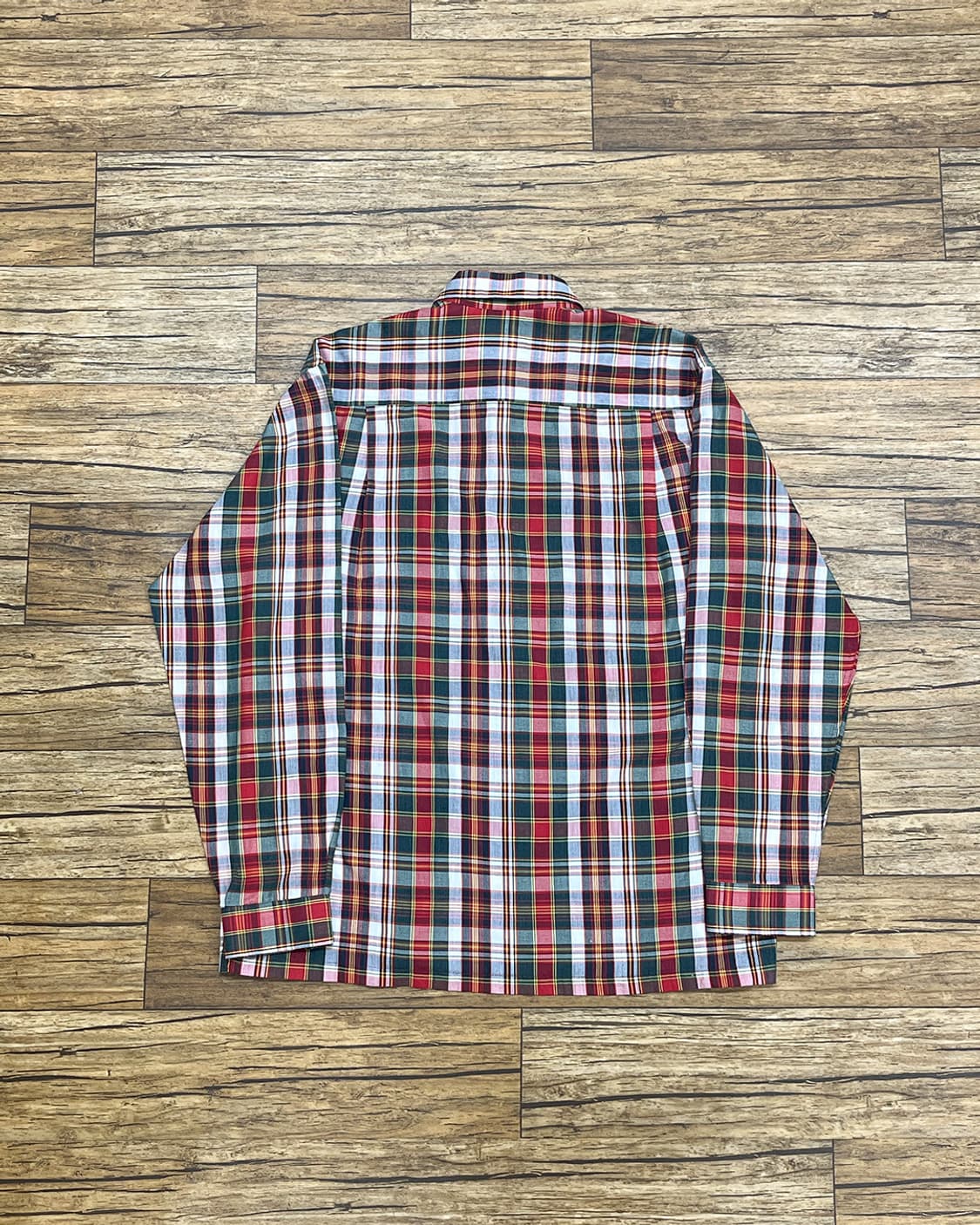 [ Secondhands ] 파크랜드 그린 레드 체크셔츠 상품이미지2