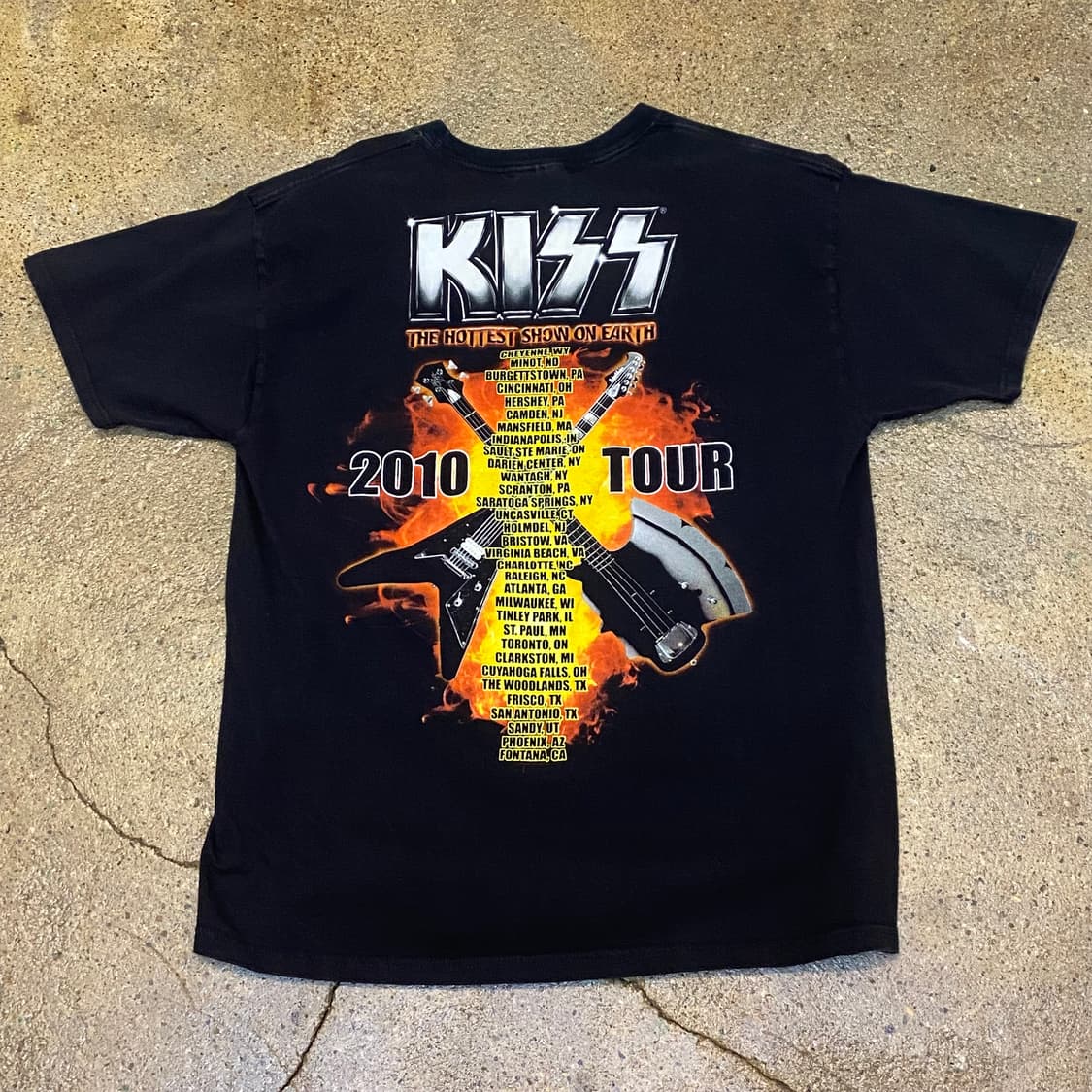 미국 빈티지 KISS 밴드티 반팔티 락티셔츠 락티 상품이미지5