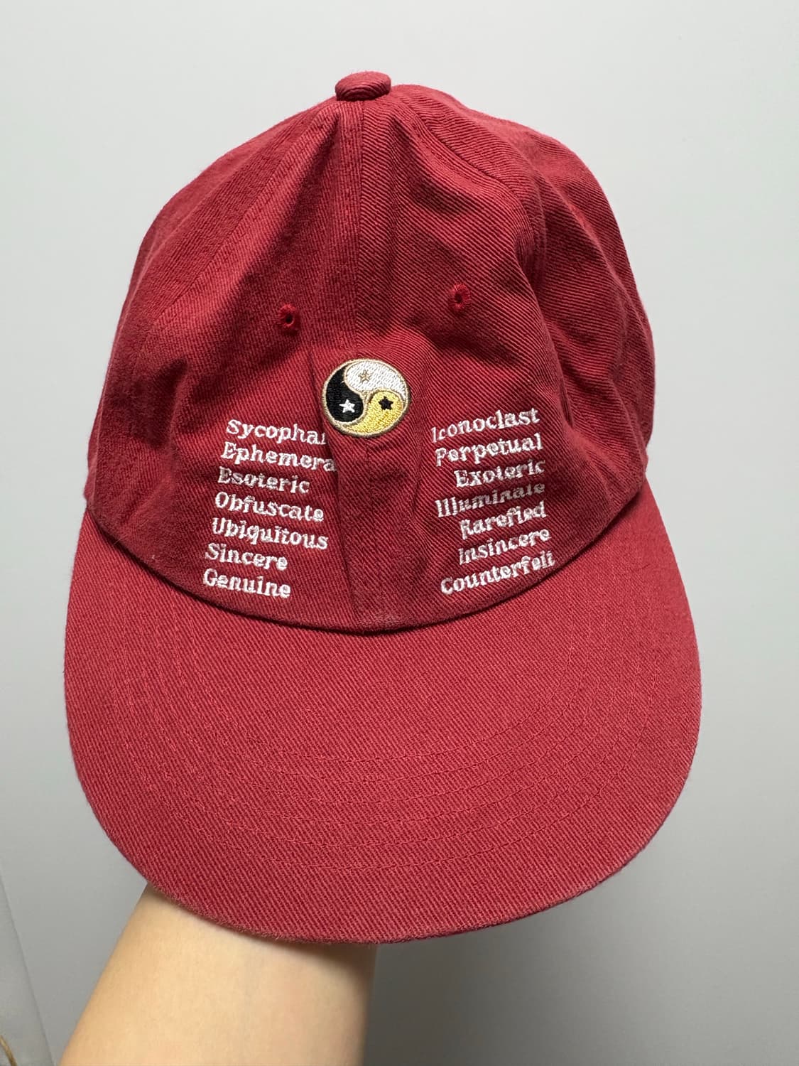 패슬 모자 인양 워시드캡 브릭 상품이미지2