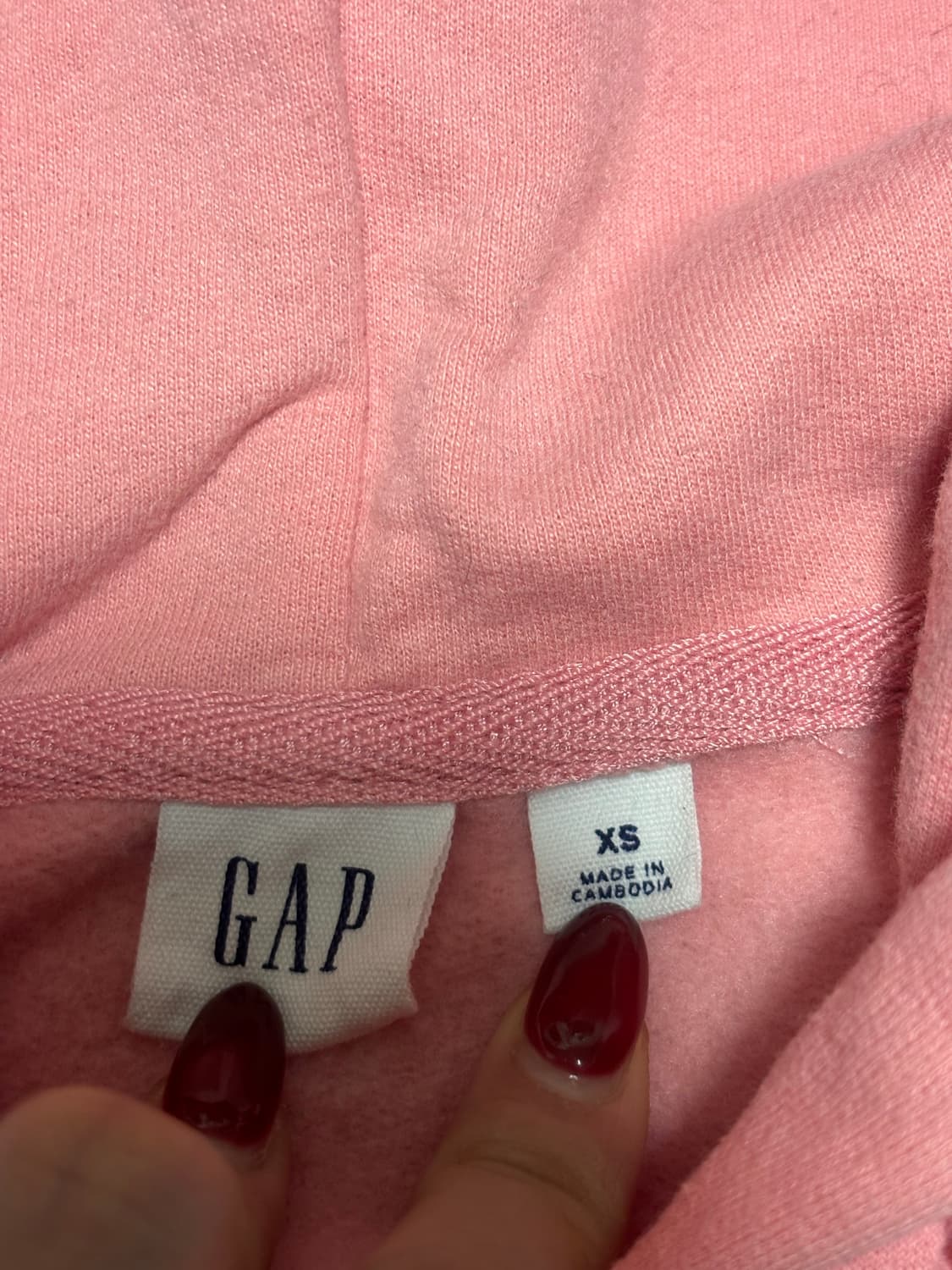 Gap 코랄 y2k후드집업 상품이미지3