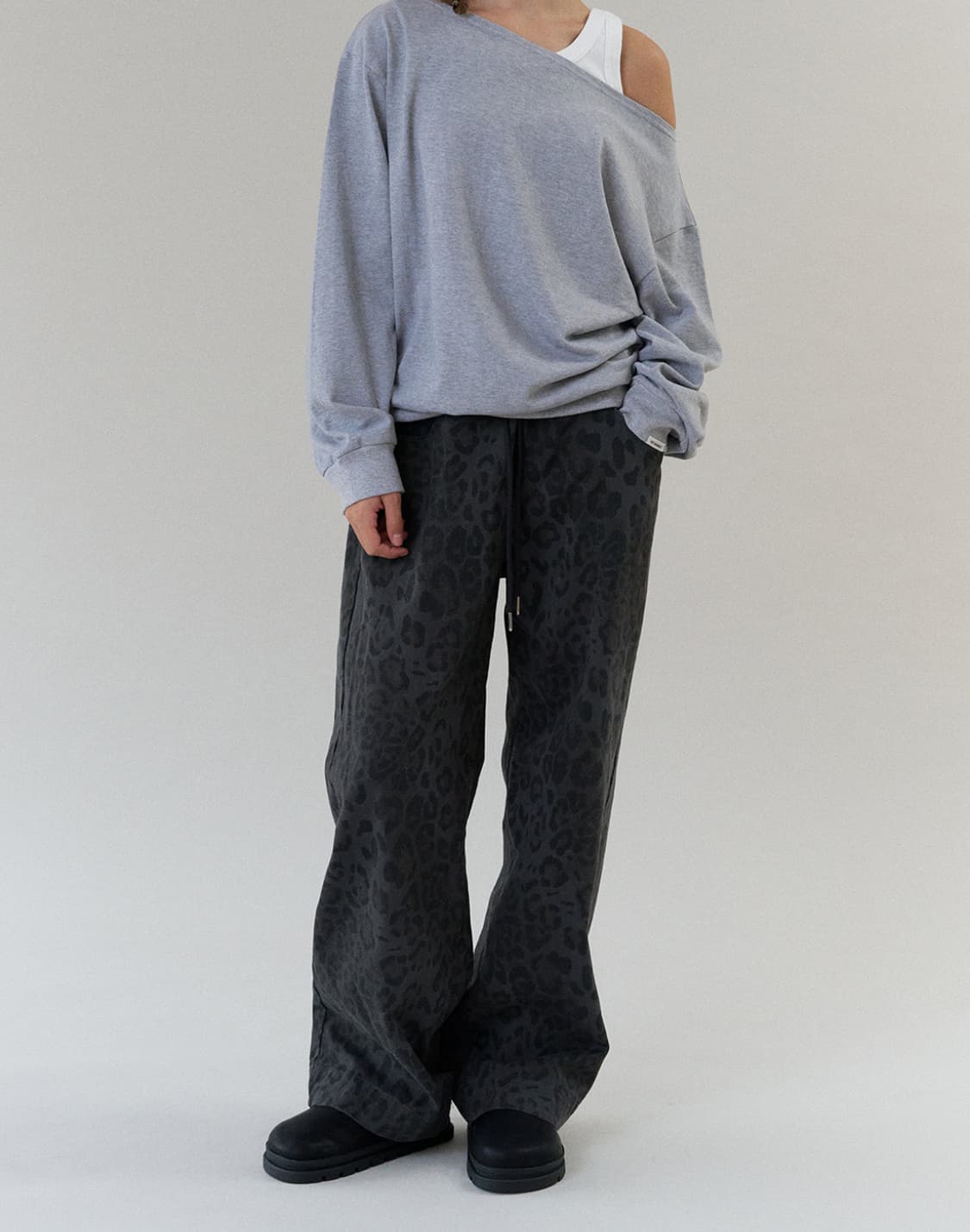 헤더먼트 레오파드 팬츠 상품이미지1