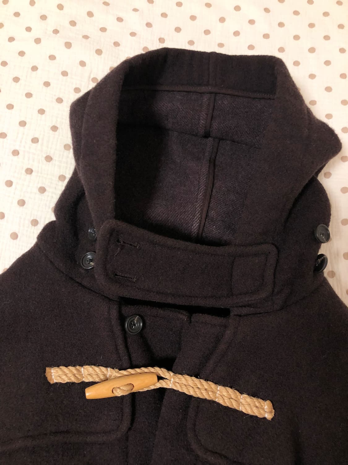 빈티지 다크초코 떡볶이 코트 상품이미지3