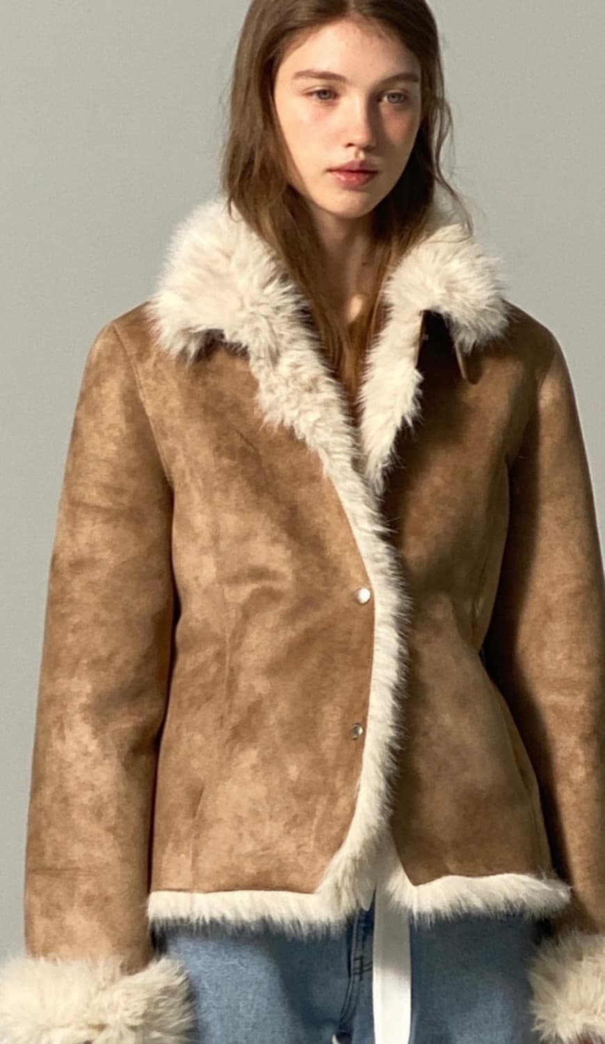 더바넷 시어링 퍼 무스탕 the barnnet 상품이미지6