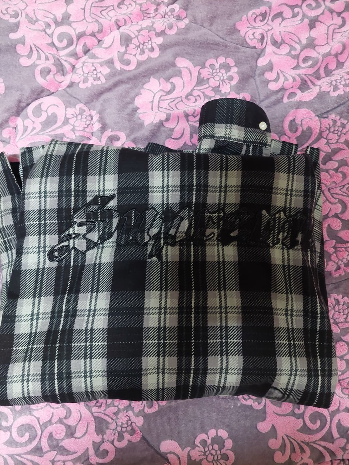 슈프림 후드 프란넬셔츠 L  상품이미지2