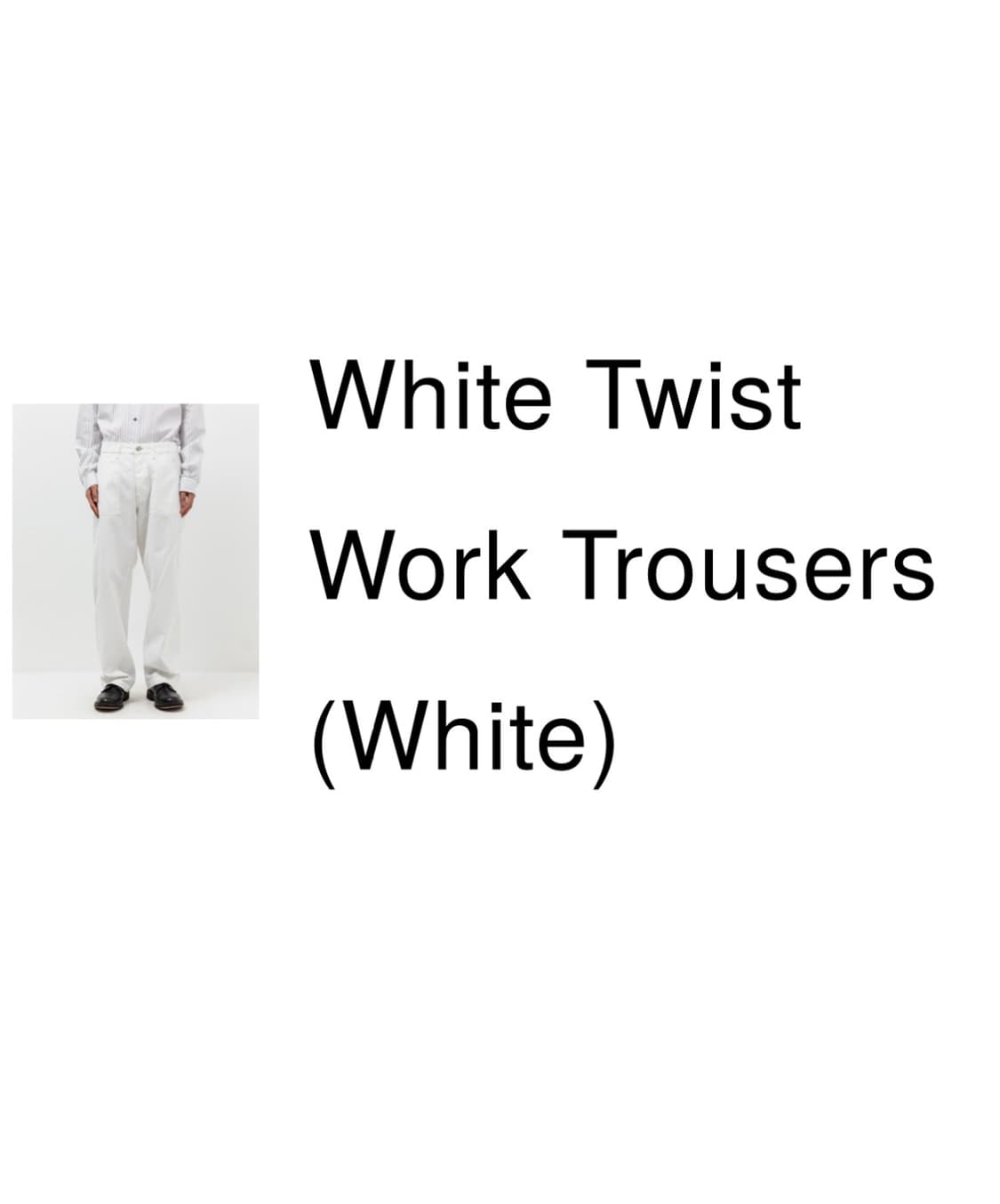 선플라워 트위스트 워크 트라우저 상품이미지1