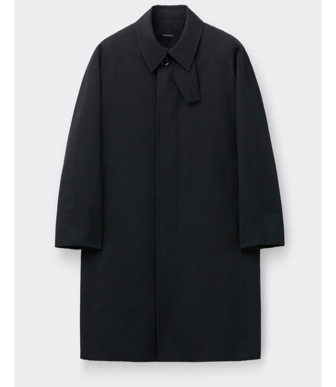 26S커스텀멜로우 Black Cotton Balmaccan Coat 코트 상품이미지3