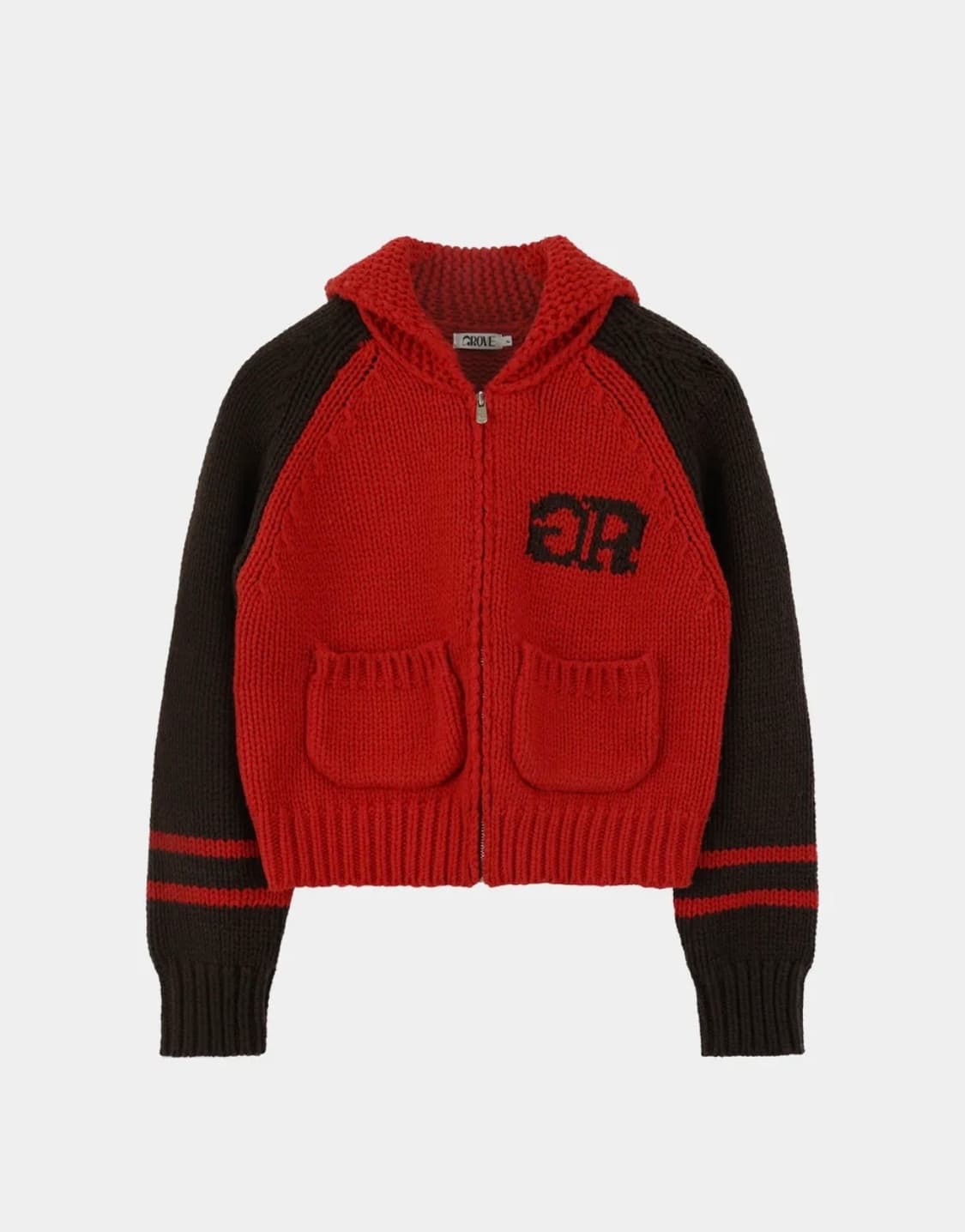 그로브 벤슨 니트 집업 상품이미지3