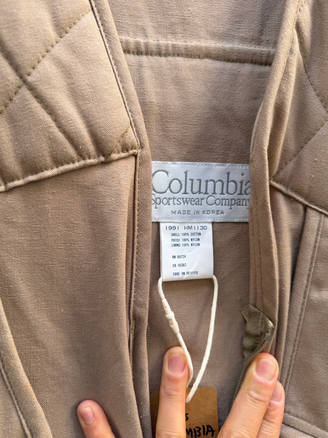 1990s COLUMBIA HUNTING VEST 컬럼비아 헌팅 베스트 상품이미지6