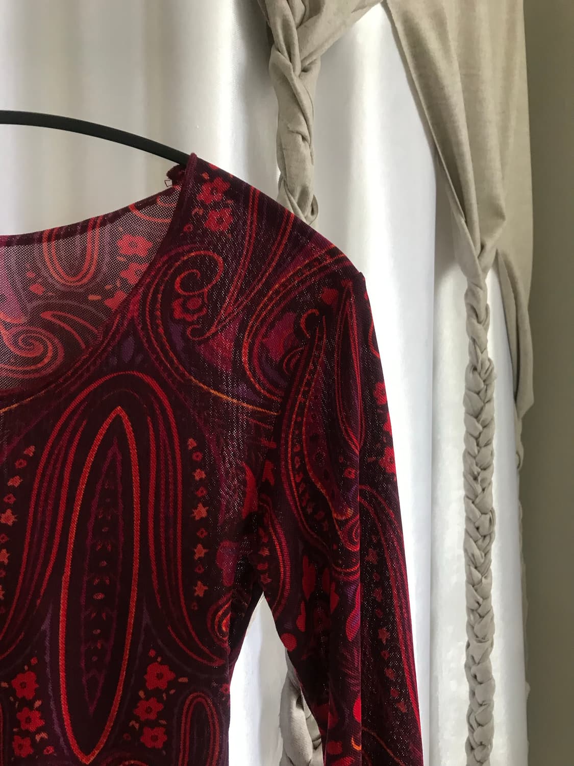 vintage pattern mash top 상품이미지8