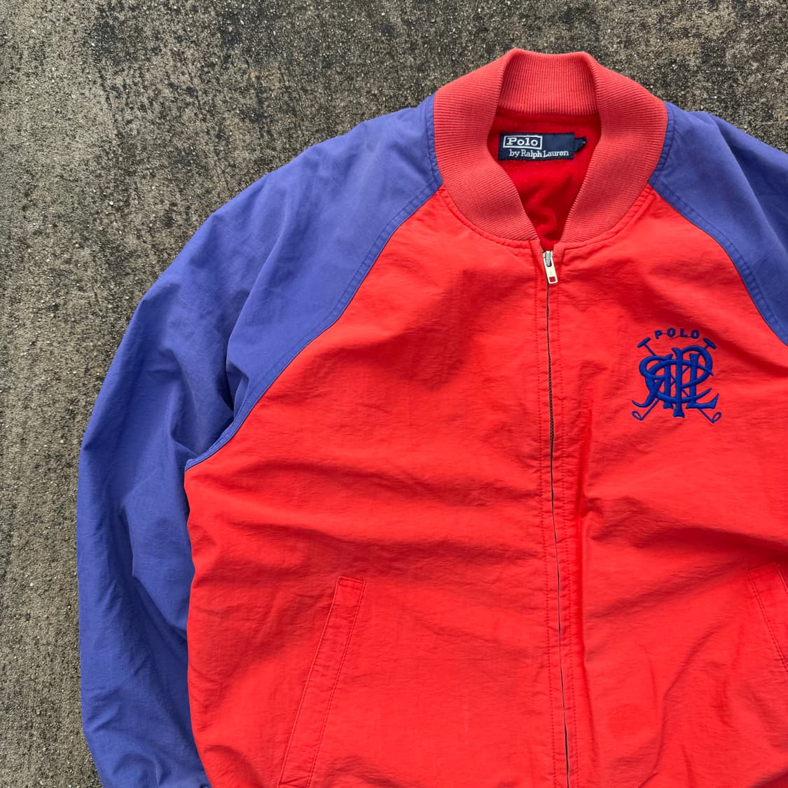 [L] 90s Polo 폴로 랄프로렌 블루종 자켓 상품이미지4