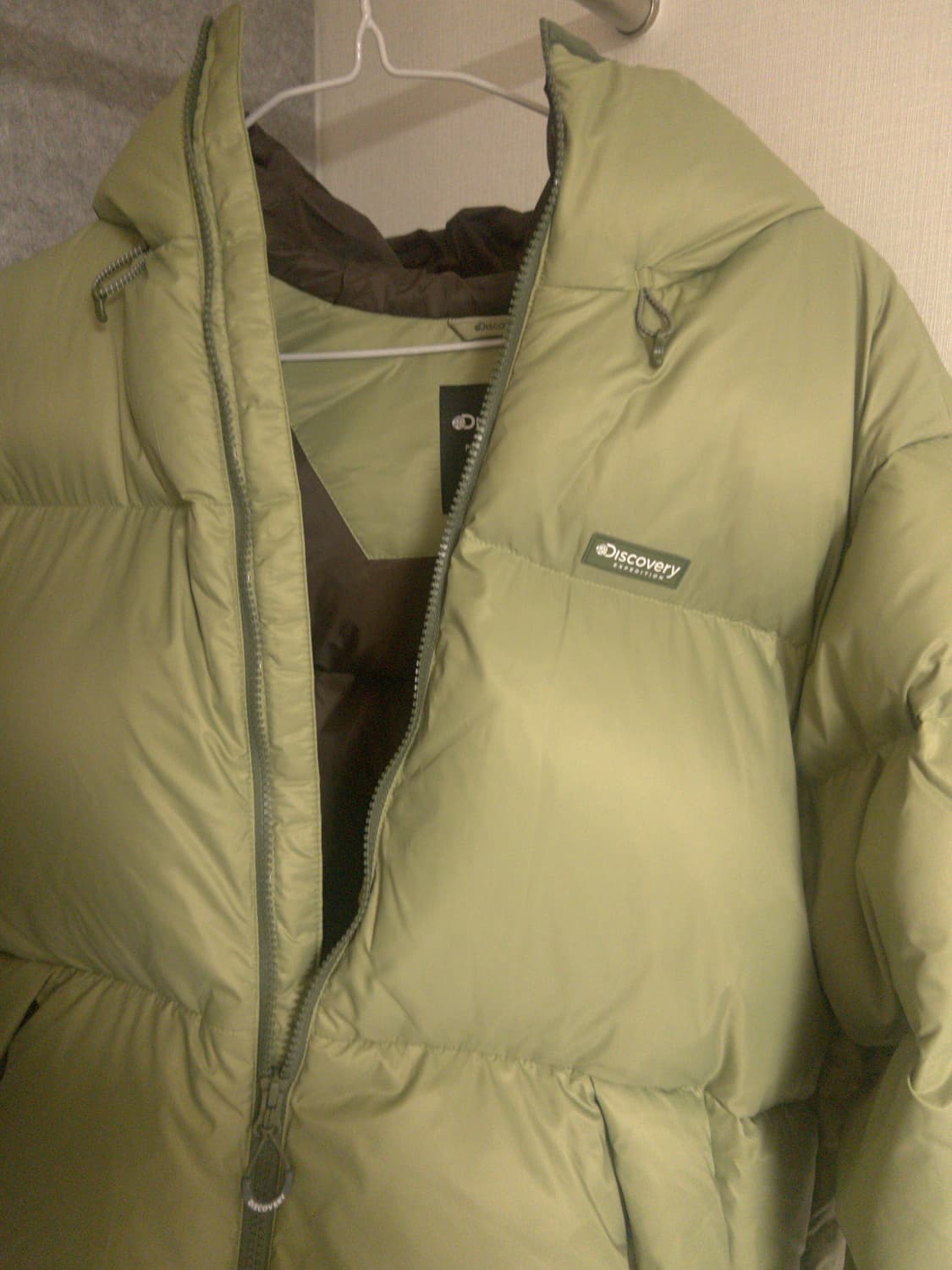 디스커버리패딩 그린 상품이미지4