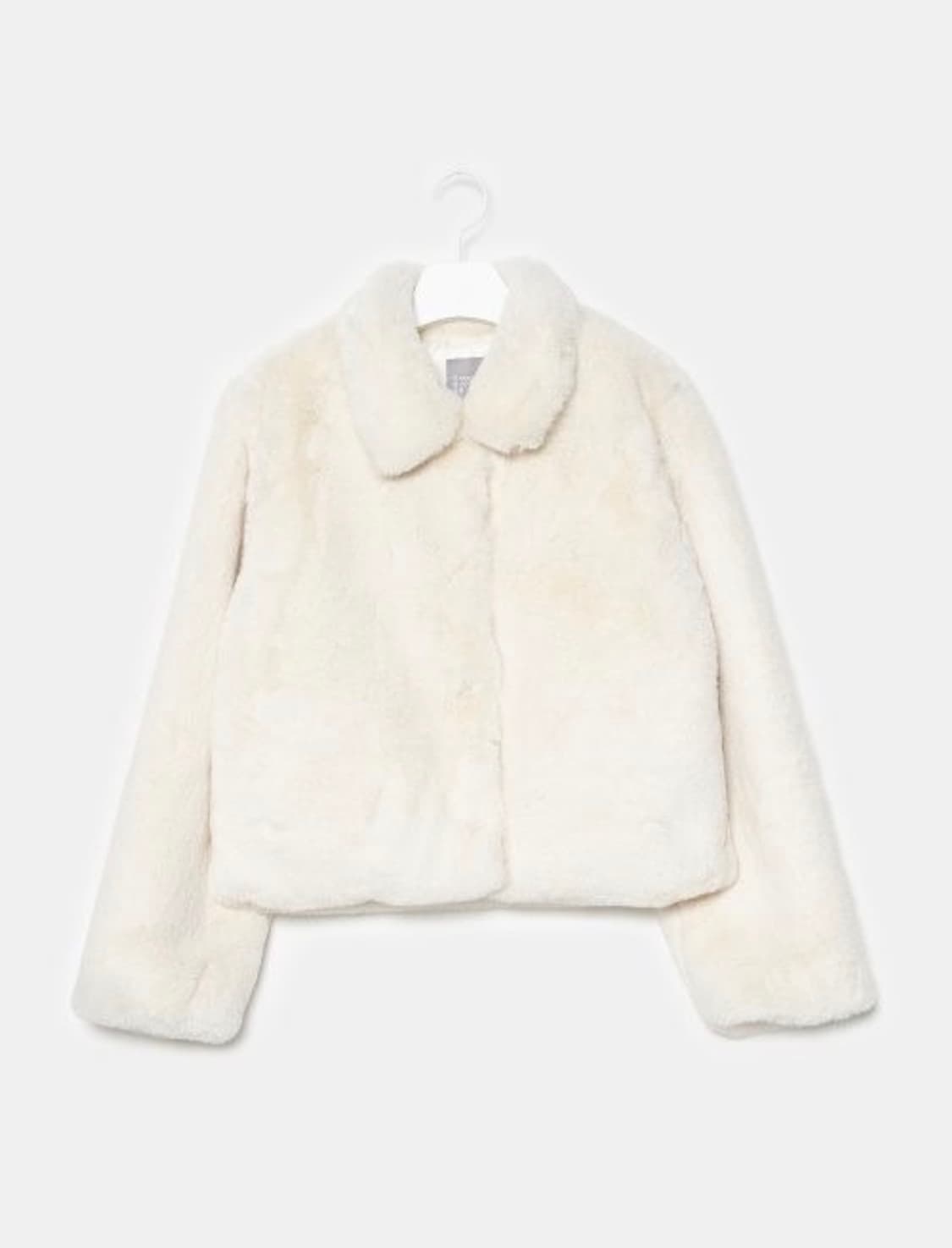 에잇세컨즈 히든 버튼 밍크 시어링 숏 퍼자켓 S 상품이미지1