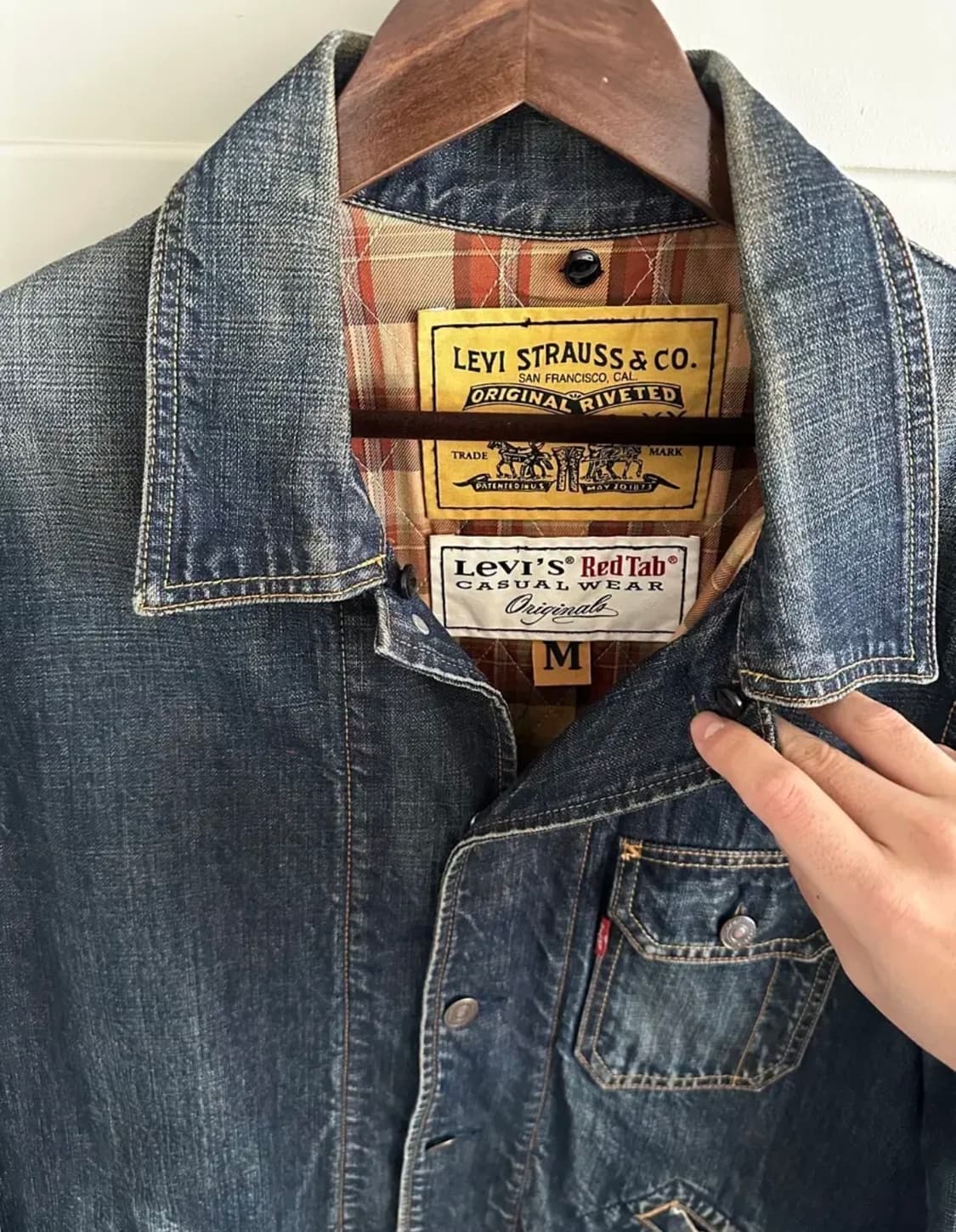 리바이스 Red Tab 데님 빈티지 자켓 100사이즈 상품이미지3