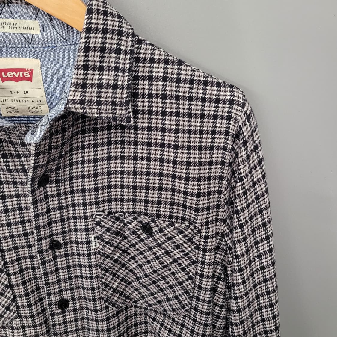 Levi's 리바이스 포플린 체크 셔츠 상품이미지3