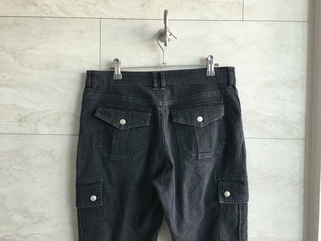 pinstripe cargo cropped pants 상품이미지5