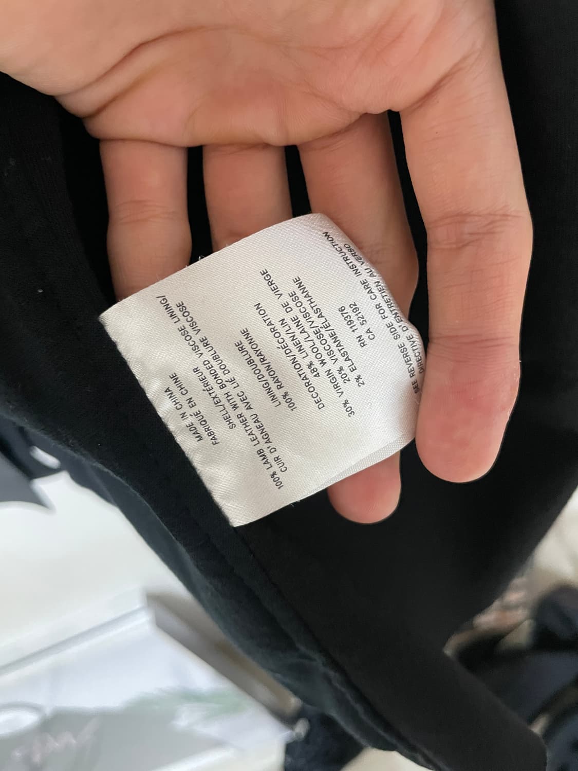 헬무트 랭 레더 베스트 M 상품이미지7