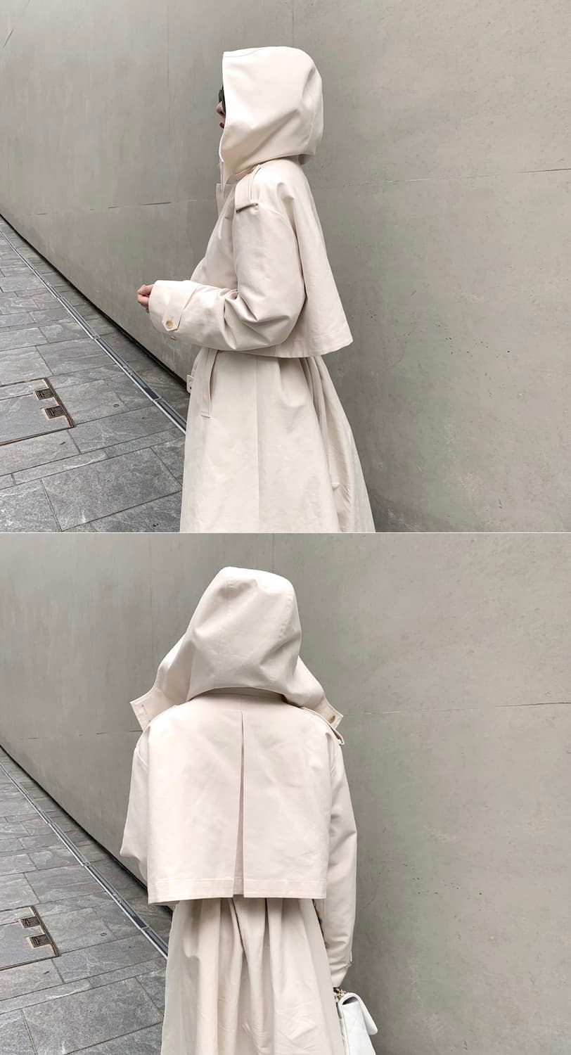 RAON(라온) 스페셜 라인 레이어드 3-Way 트렌치 코트 상품이미지3