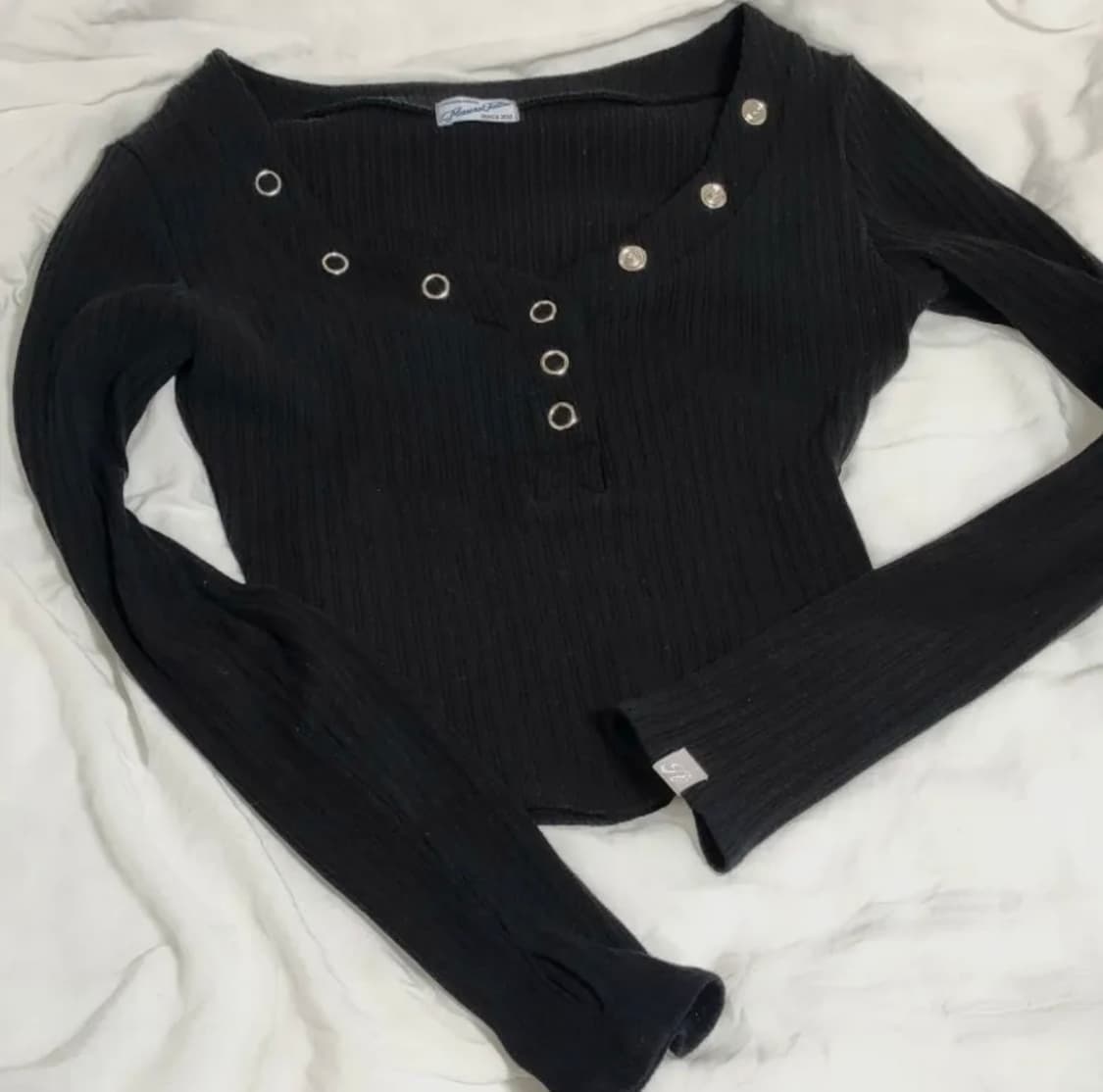 플리즈노팔로우 버니탑 Ver 1) 블랙 상품이미지3