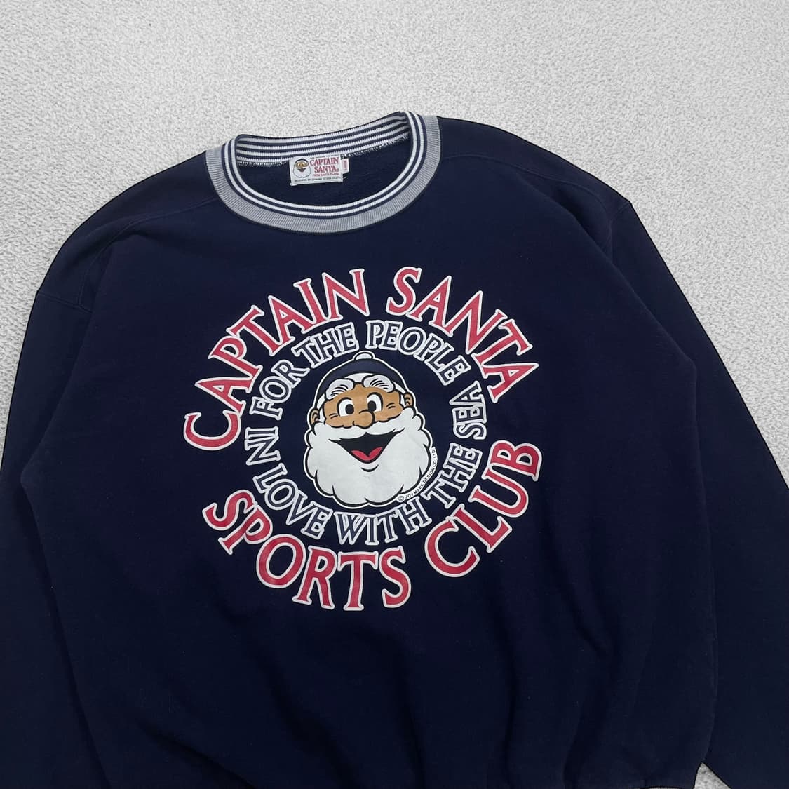 캡틴산타 스포츠클럽 크루넥 스웻셔츠 맨투맨 네이비 상품이미지2