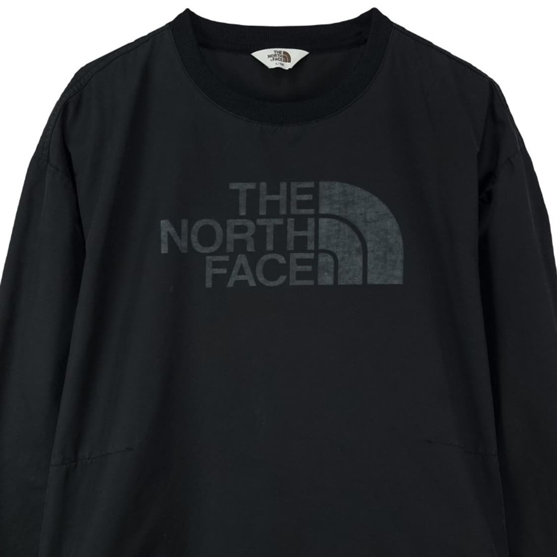 [노스페이스] 빅로고 오버핏 바람막이 웜업 블랙 M18031 상품이미지4