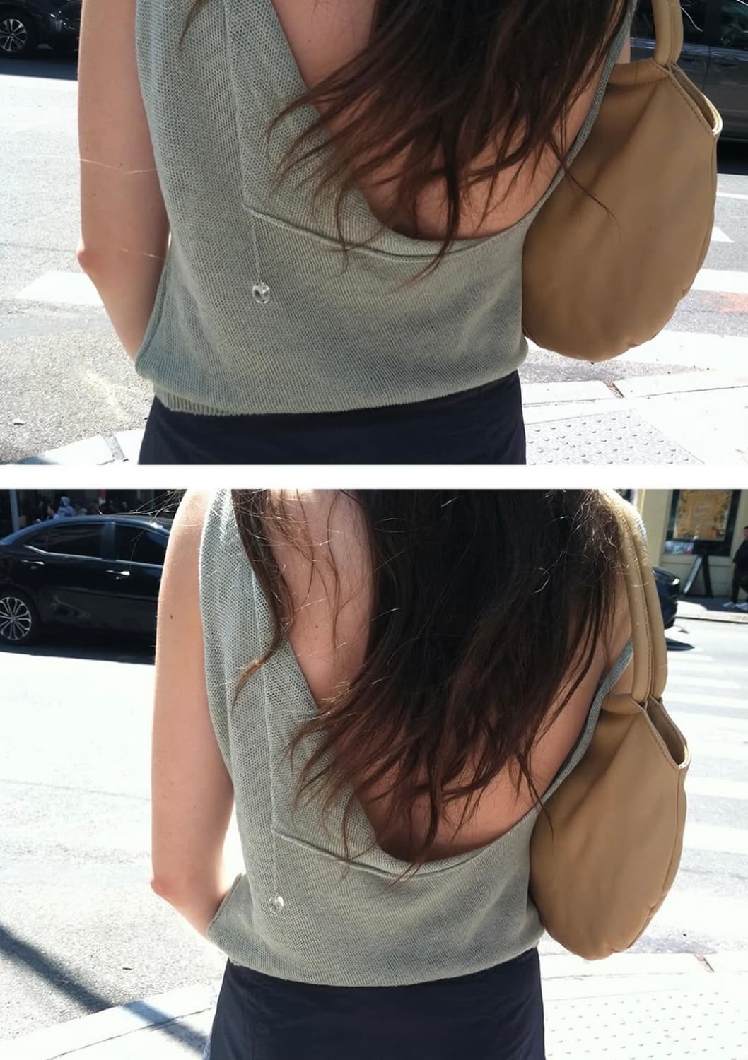 [XS,S]팔로마울 Lotti 슬리브리스 탑/그린 상품이미지9