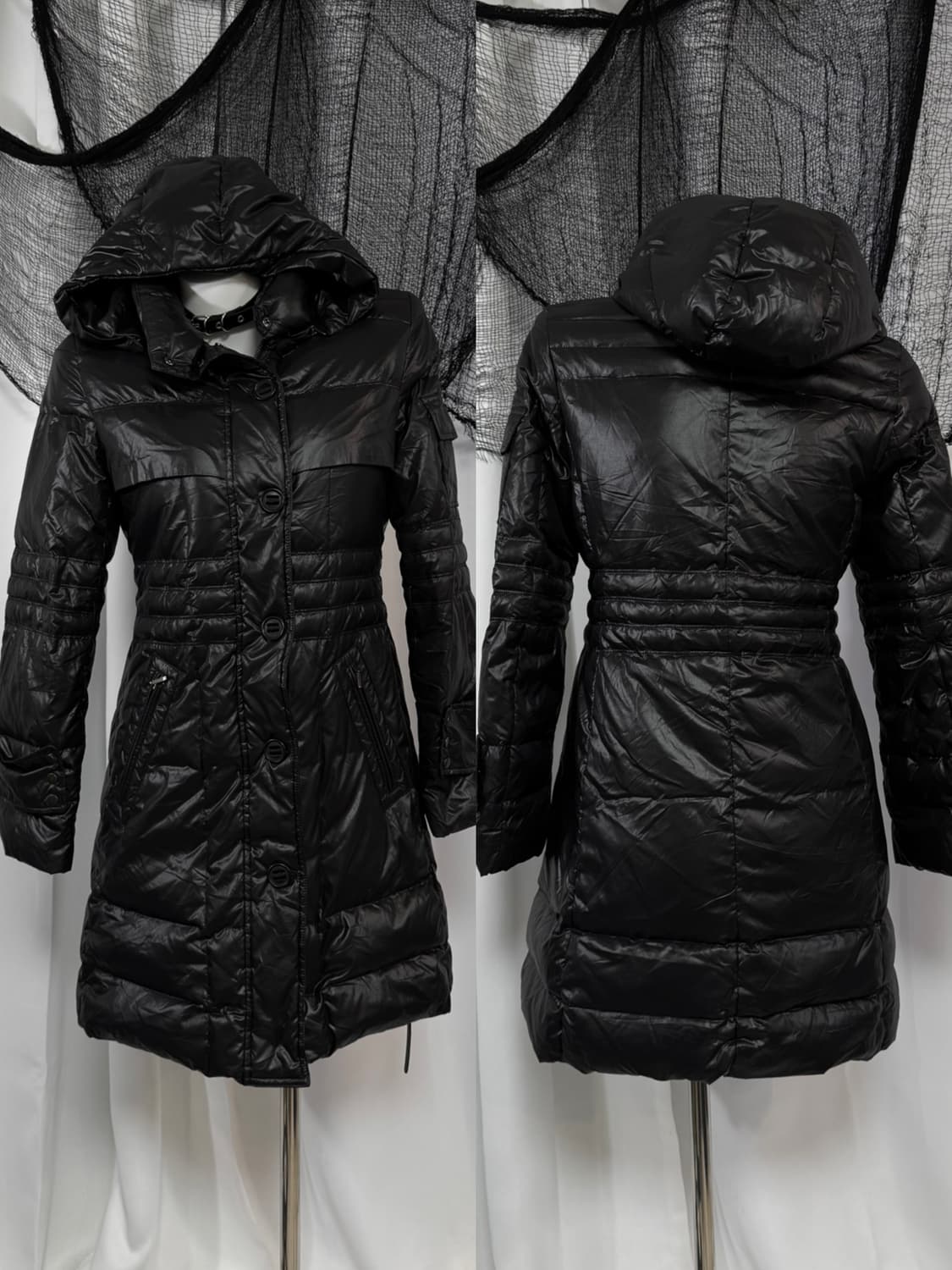 black long padding 상품이미지1