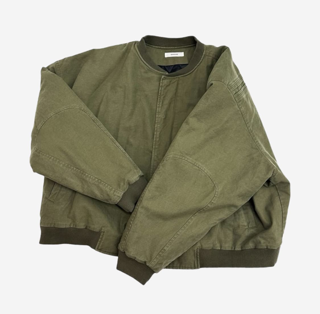 Nonnod Sulfur Dye Serge Bomber Jacket  상품이미지1