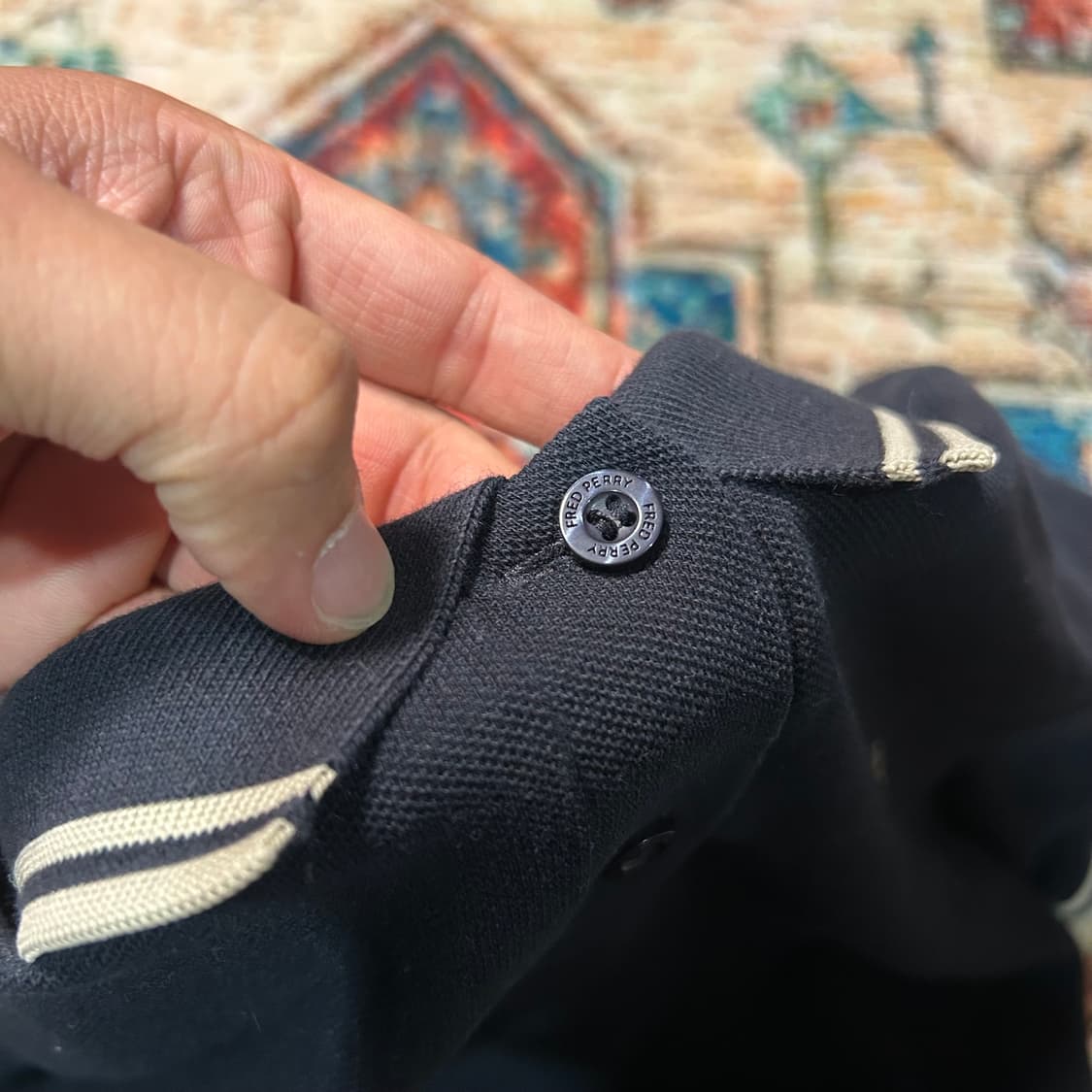 [M] 프레드페리 카라 반팔 상품이미지3