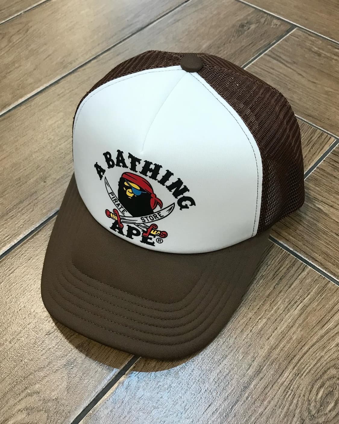 Pirate Bape Brown Mesh Cap 상품이미지8