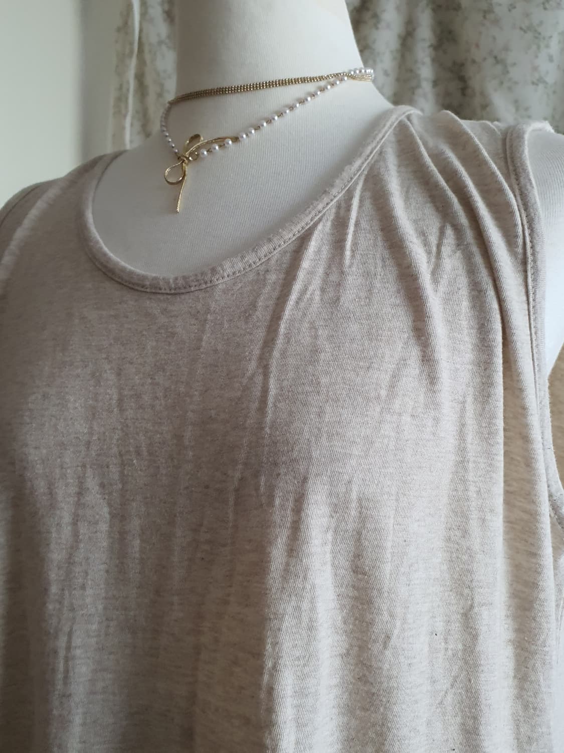 [모리걸] 레이어드 원피스 이너 아이보리 레이스 캉캉 롱 상품이미지5