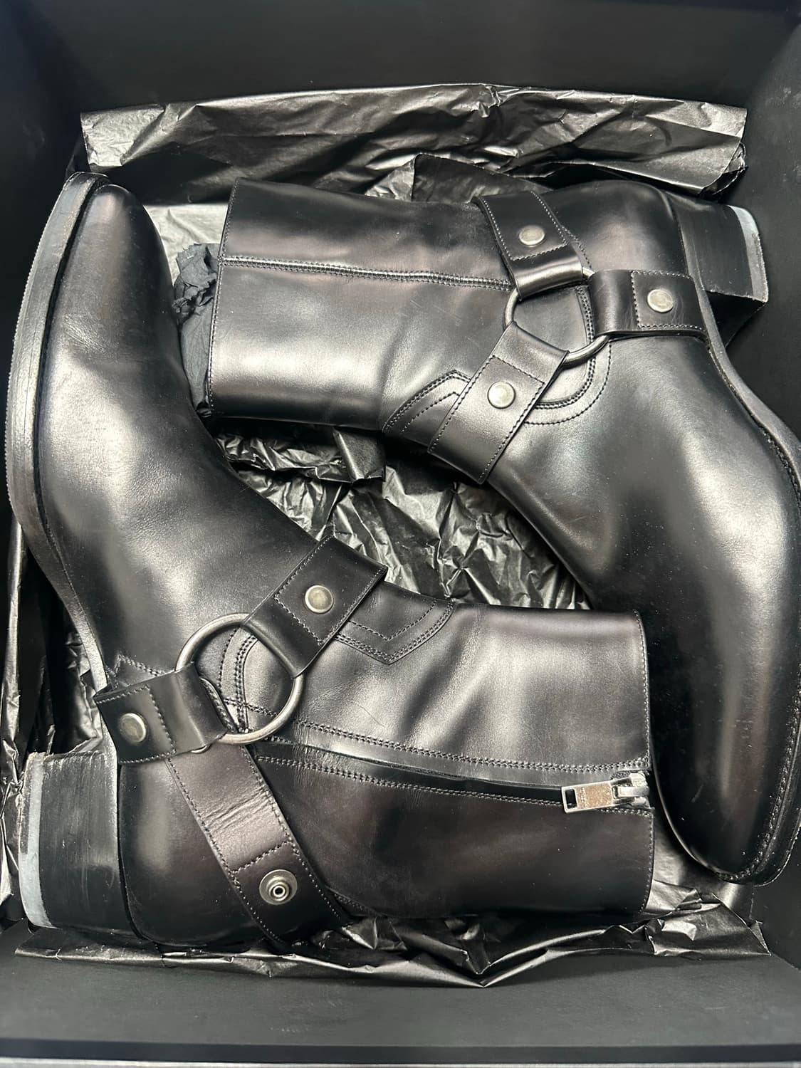 [판매] Saint Laurent 모터사이클 하네스 부츠 41사이즈 상품이미지2