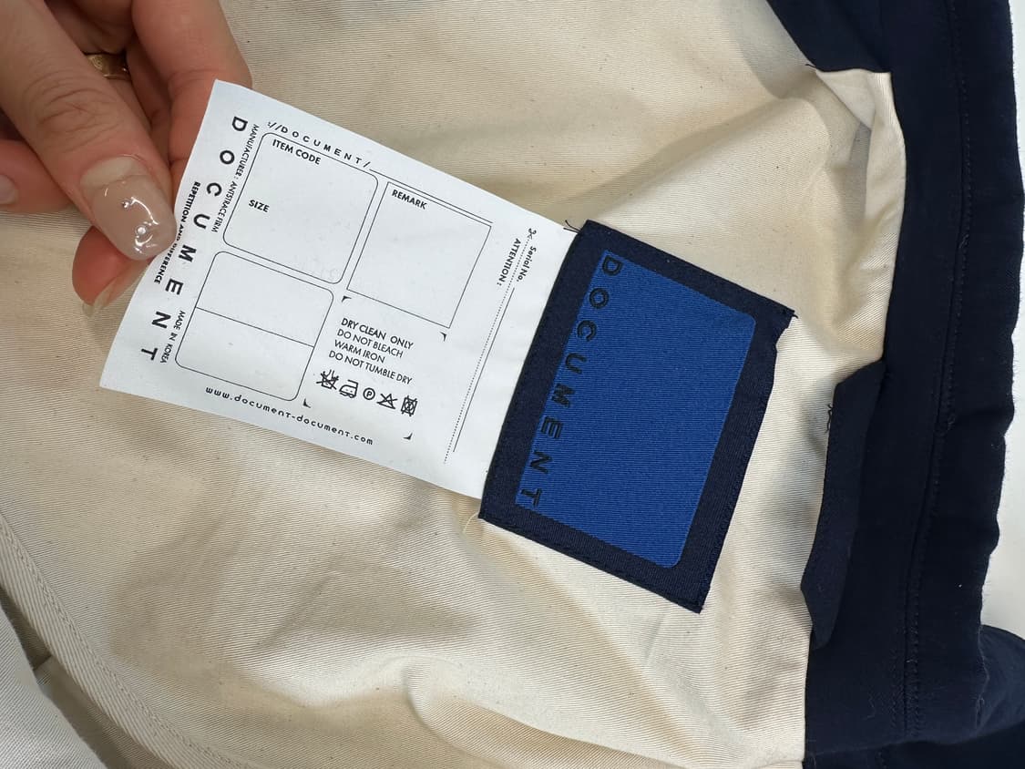 새상품)DOCUMENT(도큐먼트) BLAZER(오버핏라지 상품이미지4