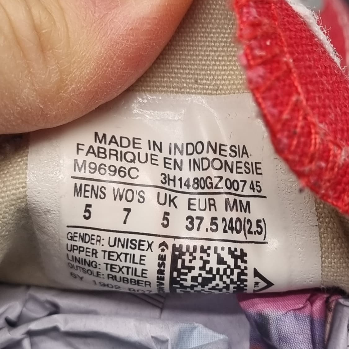 컨버스 올스타 레드 스니커즈 240 상품이미지6