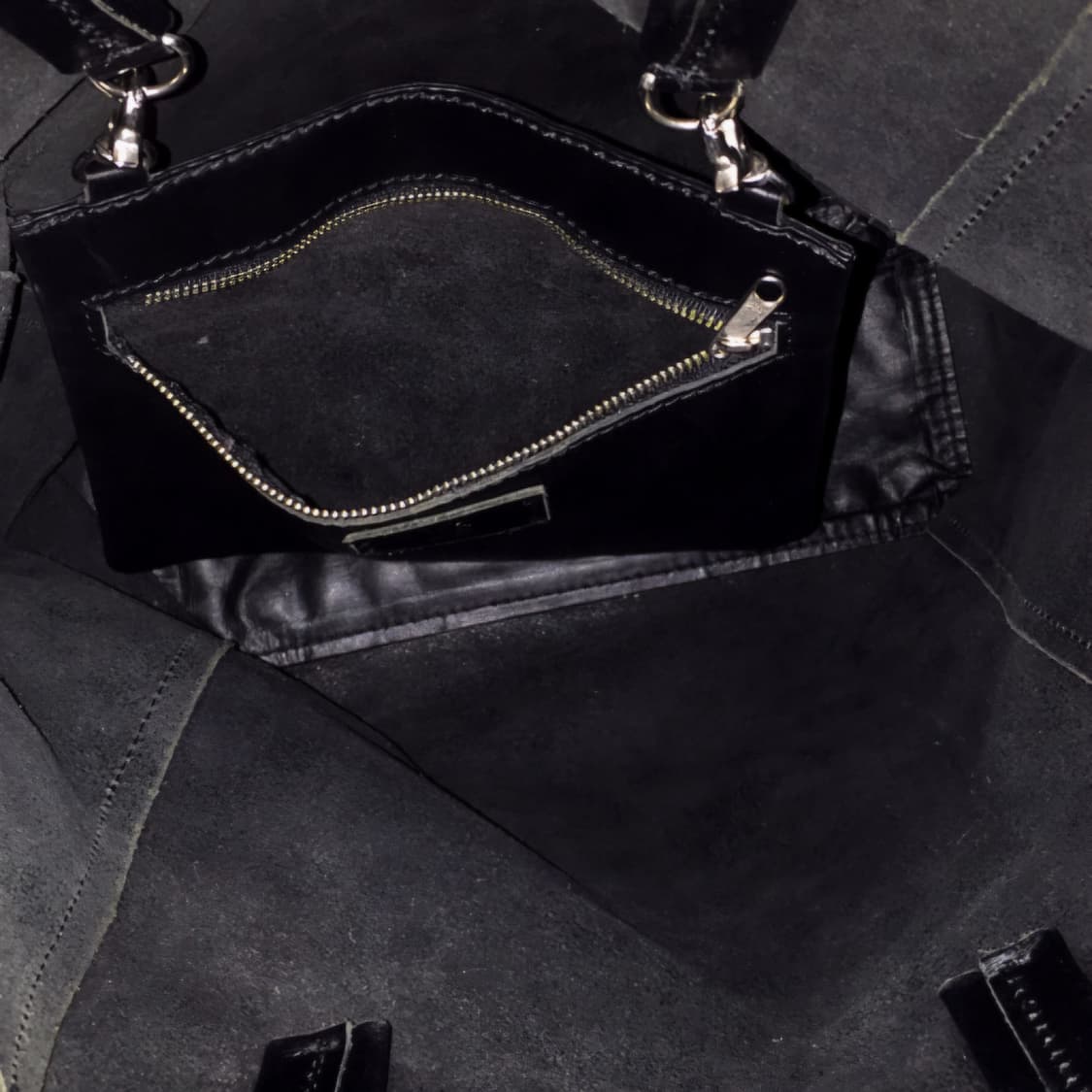 요지야마모토 와이즈 레더 토트백 상품이미지7