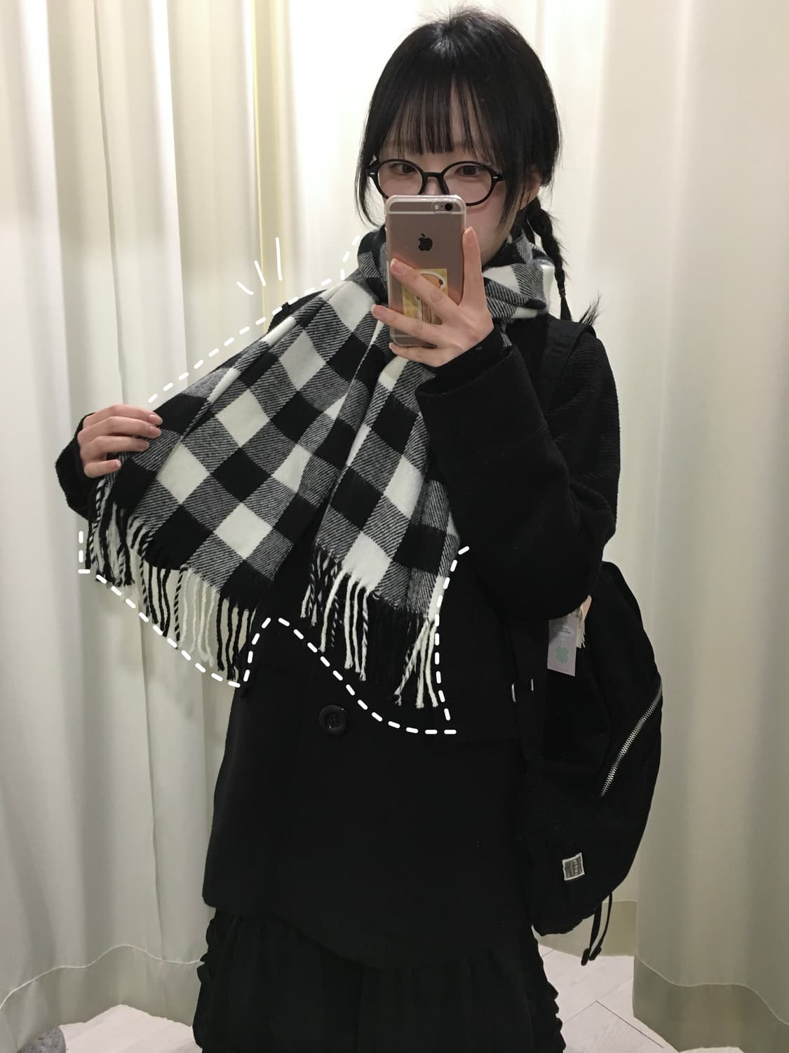 타탄체크 머플러 상품이미지1