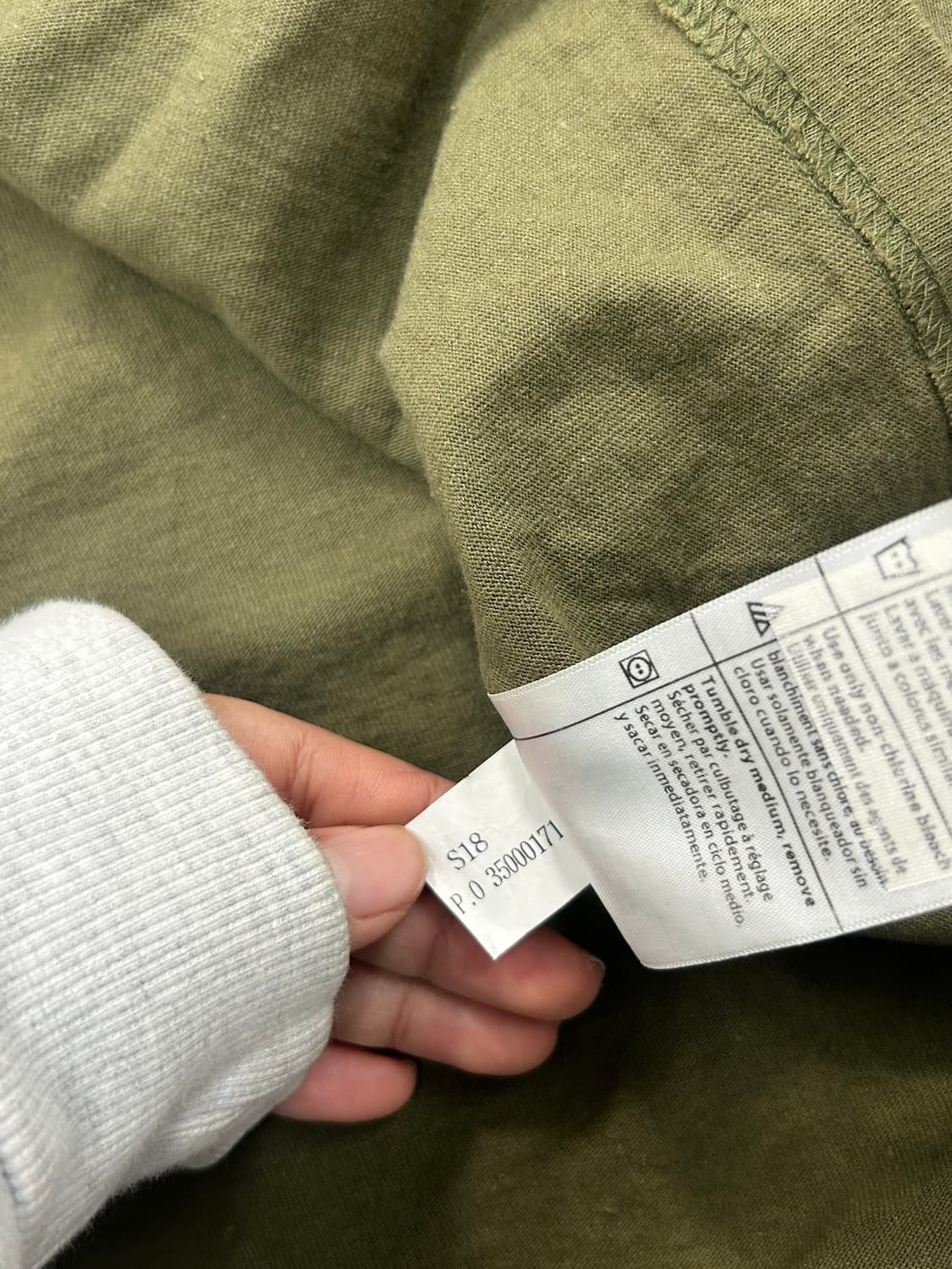 칼하트 카키 포켓 반팔티 L 상품이미지7